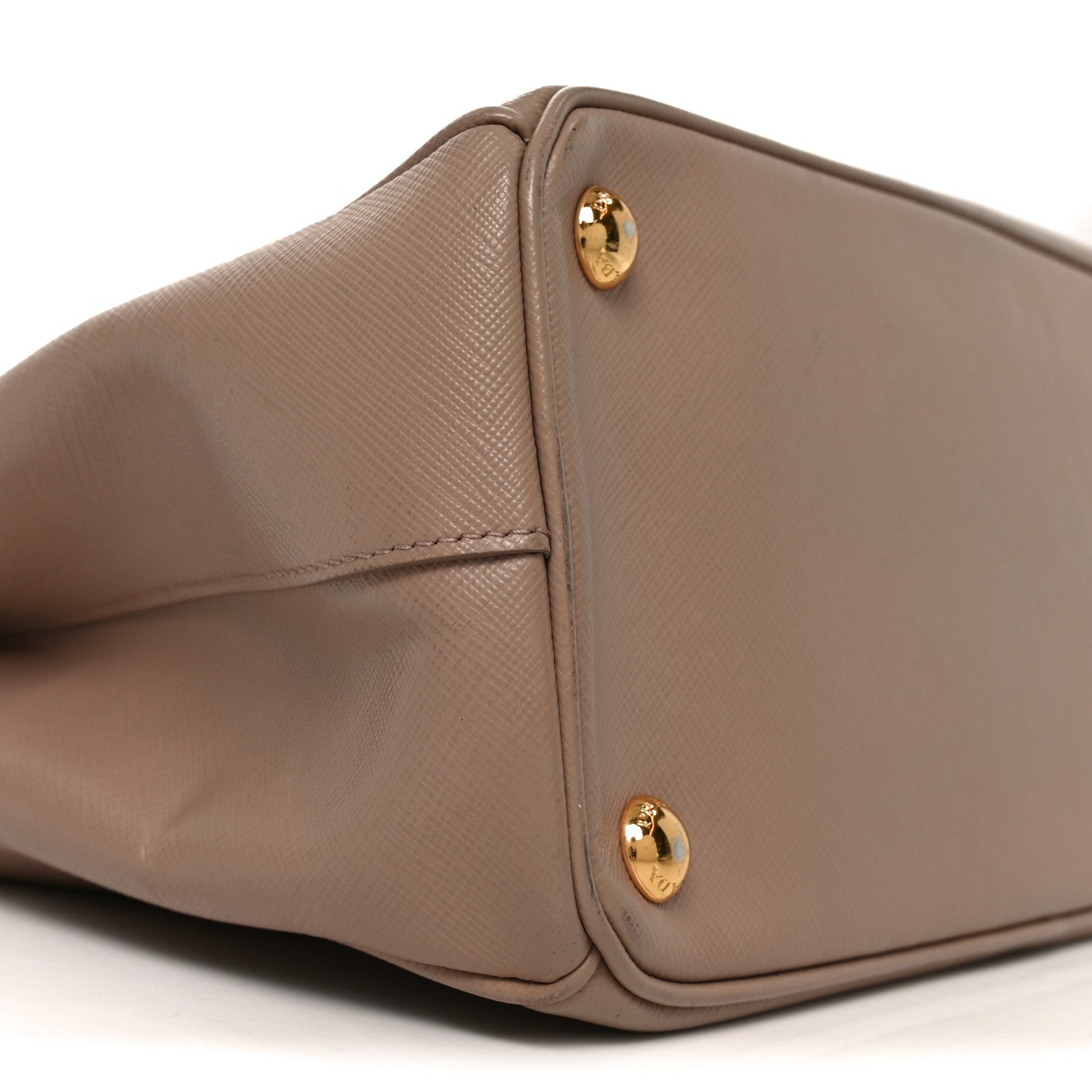 Saffiano Lux Small Galleria Double Zip Tote Cammeo