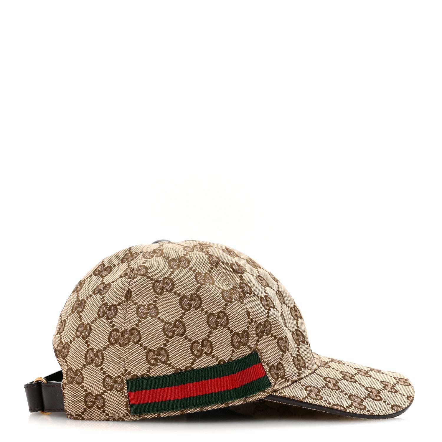 Monogram Web Baseball Hat M Beige Cocoa