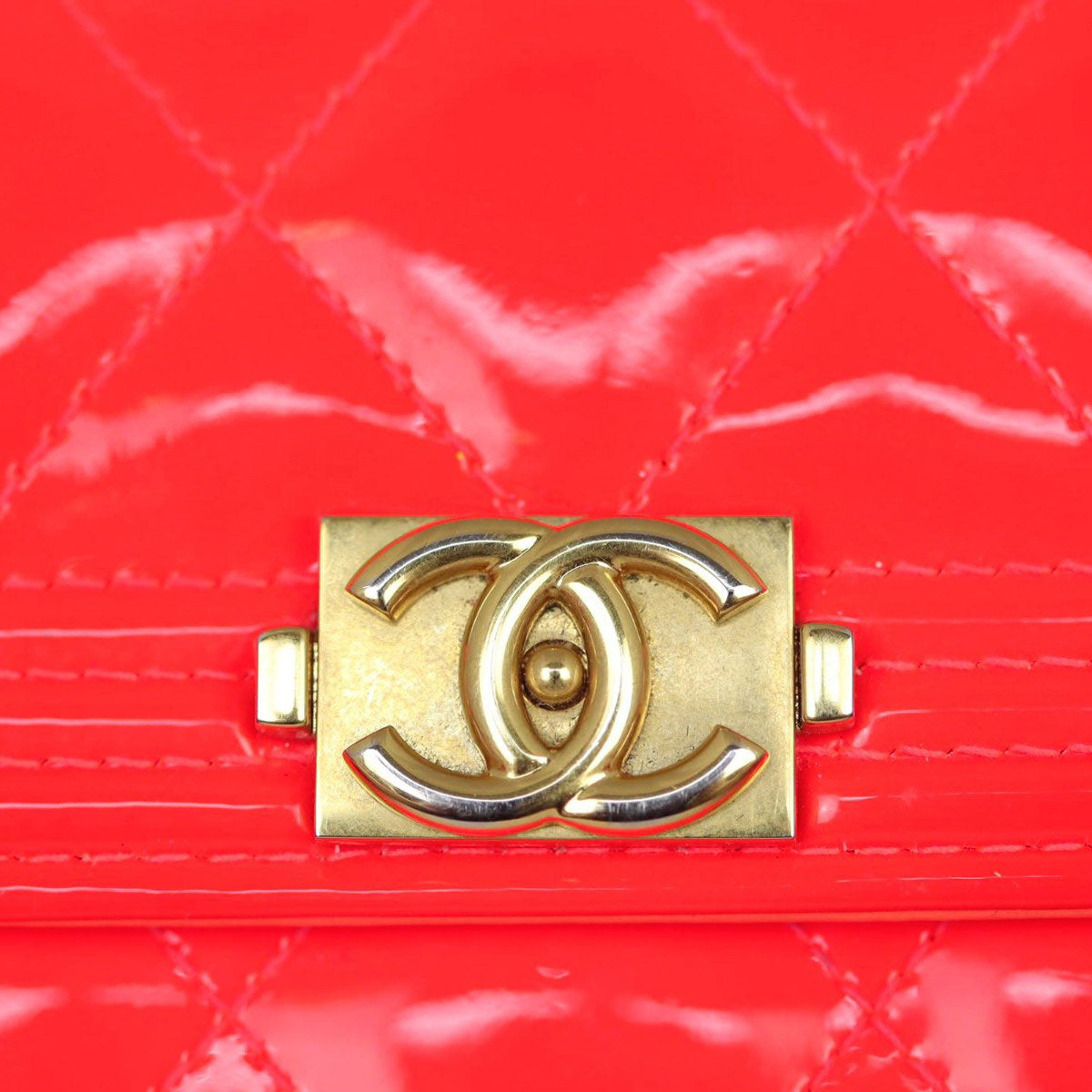 Chanel Boy Patent Long Flap Wallet