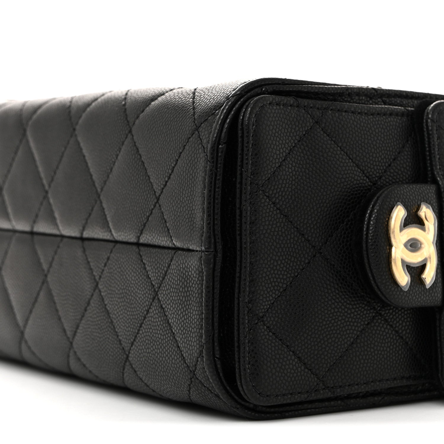 Caviar Quilted Mini Chanel 25 Handbag Black