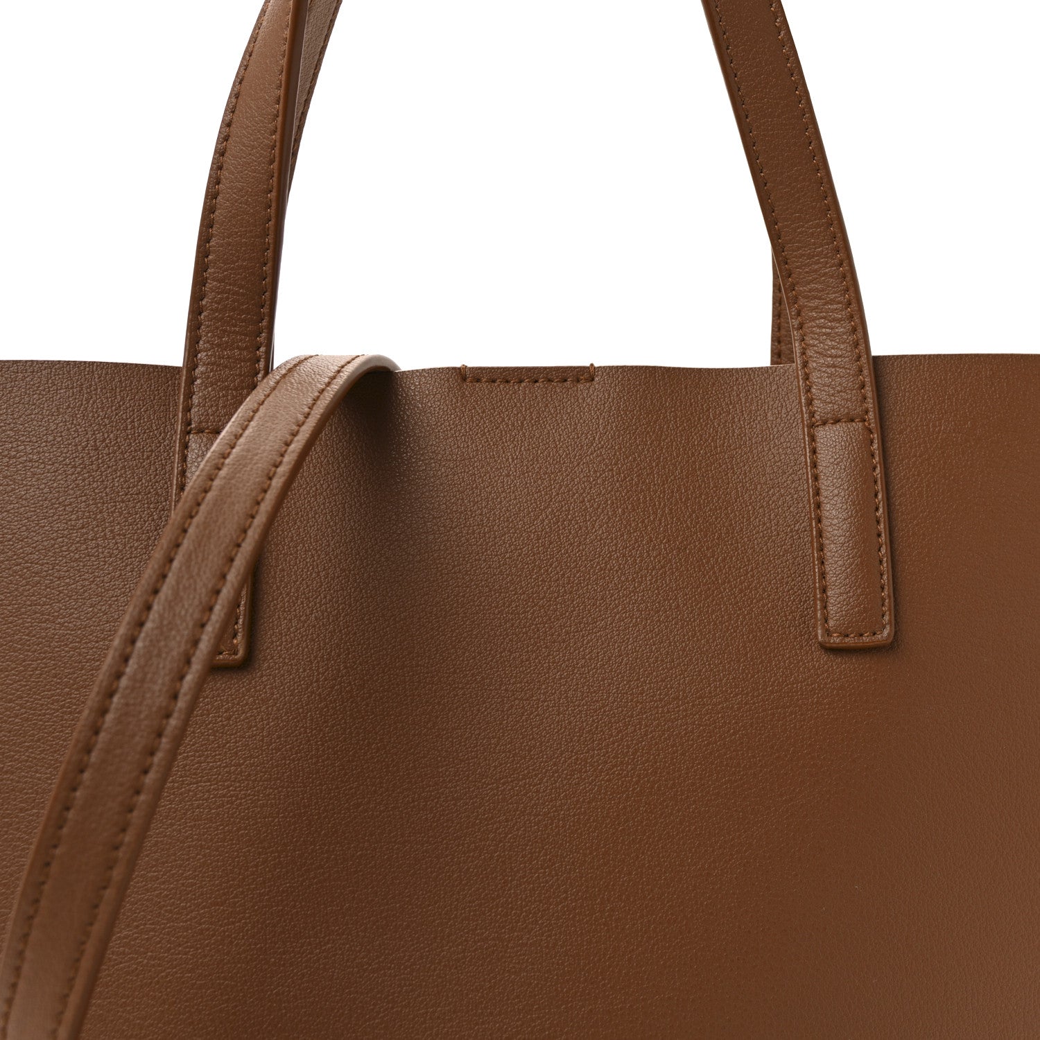Calfskin Toy Shopping Tote Dark Tan