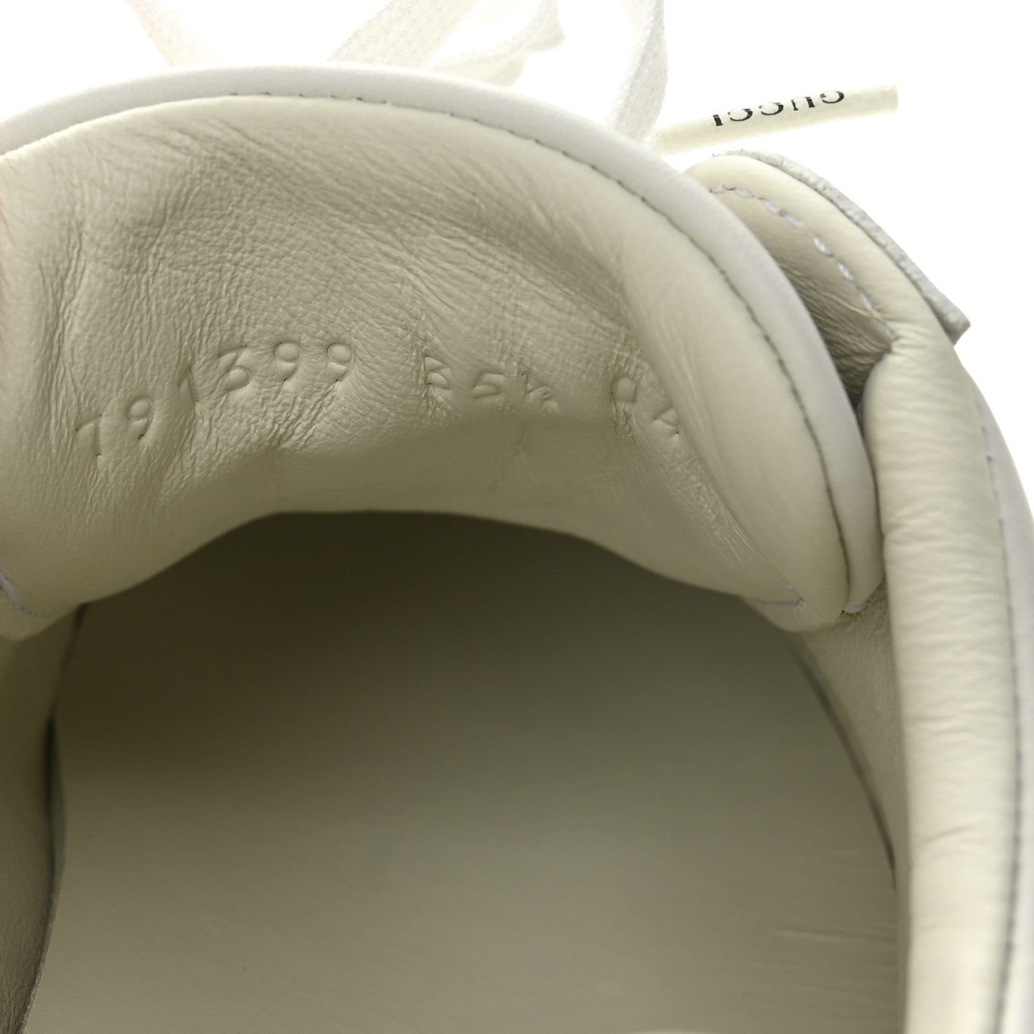 Ultralight Plume Calfskin Web Womens Ace Platform Sneakers 35.5 White