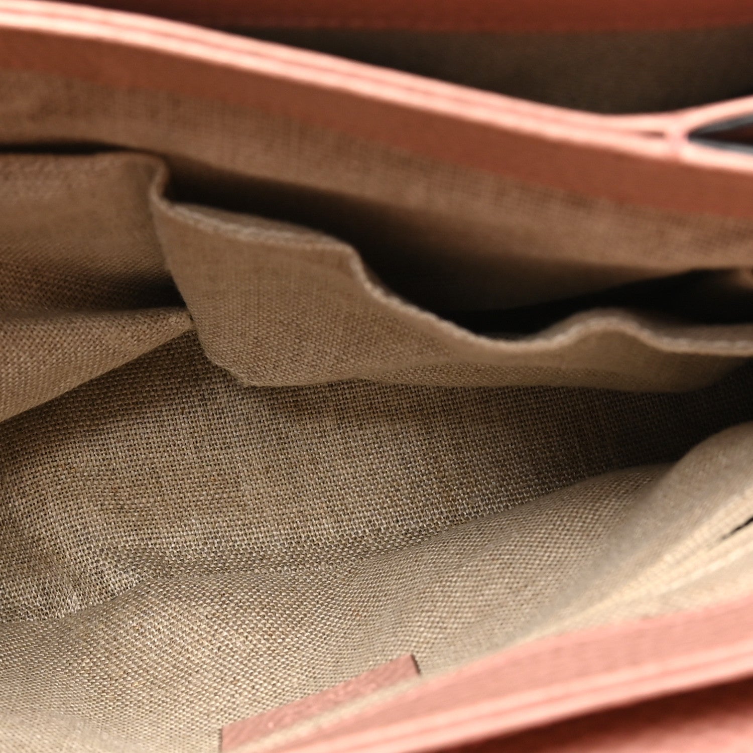 Dollar Calfskin Interlocking G Top Handle Shoulder Bag Soft Pink