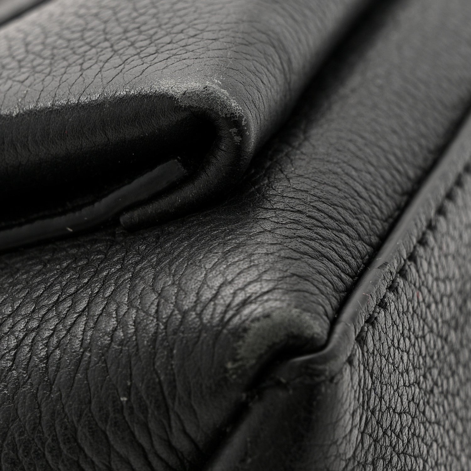 Soft Calfskin My Lockme Top Handle Black