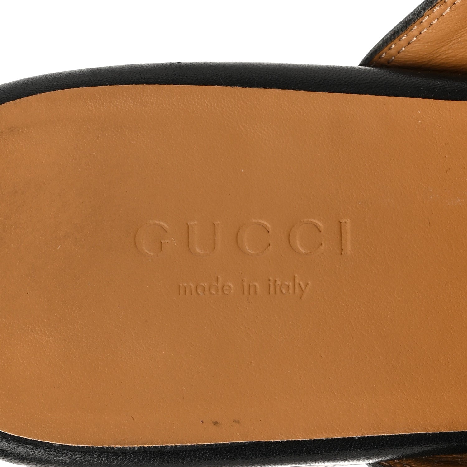 Calfskin Princetown Slippers 38 Black