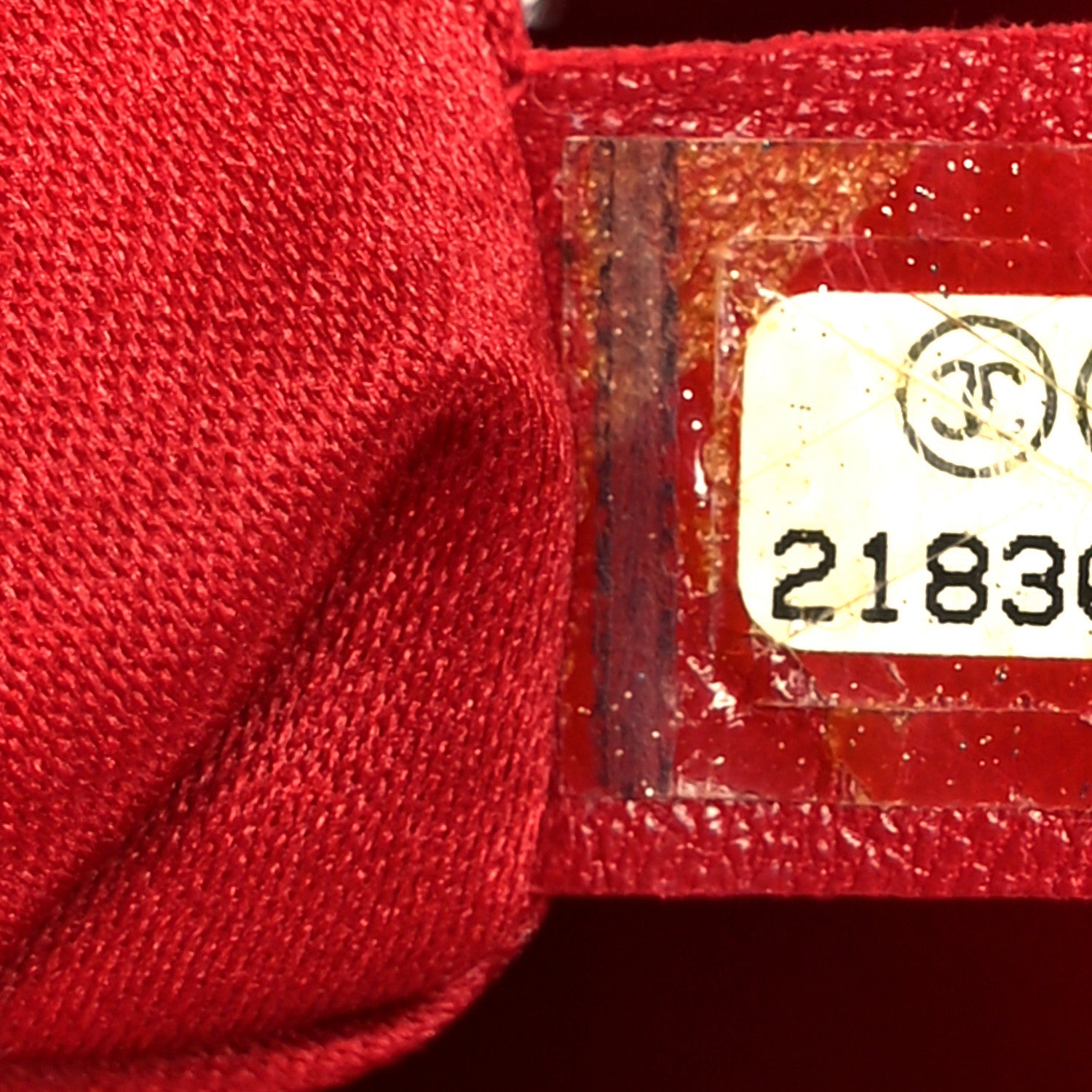 Lambskin Quilted CC Crossing Shopping Tote Red