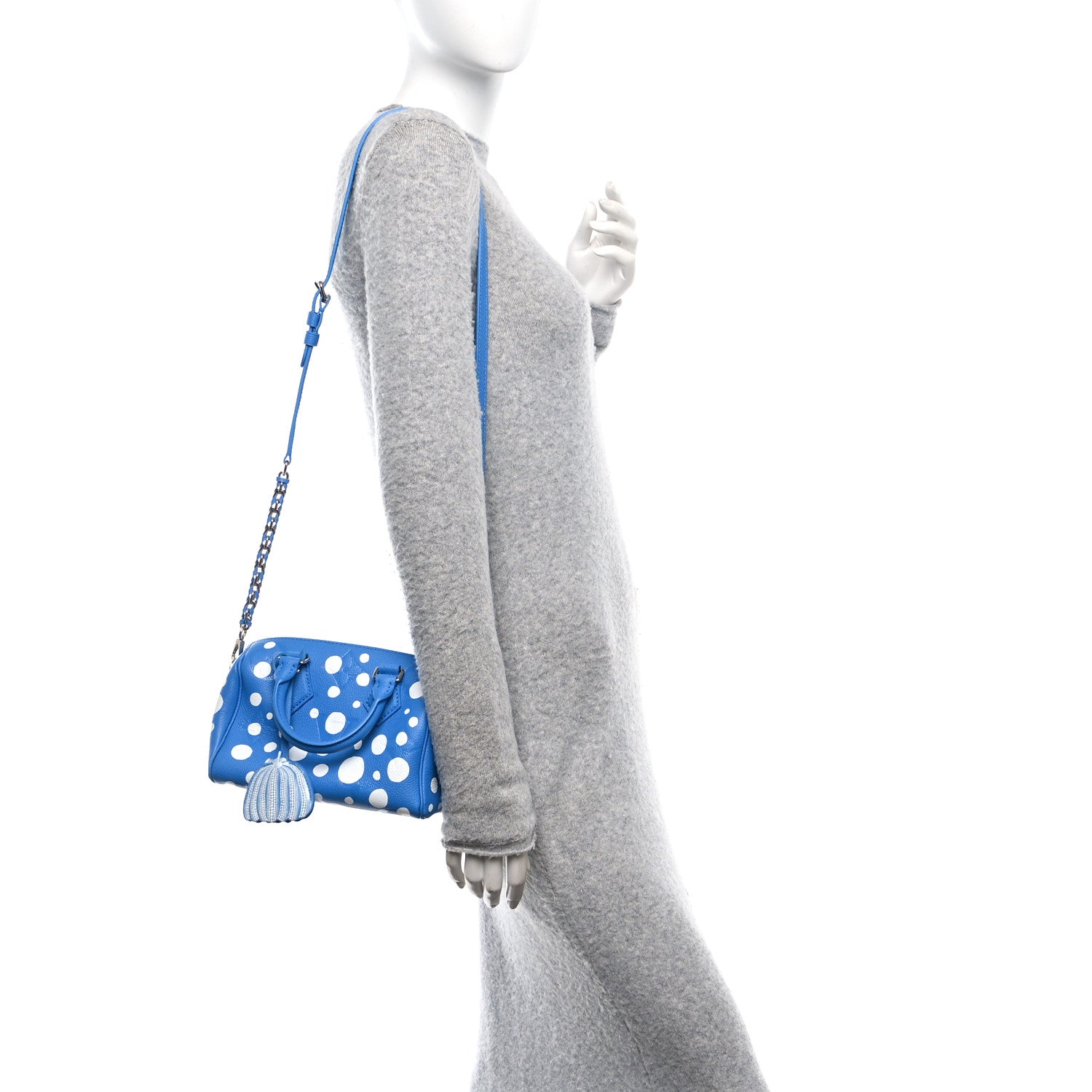 LV X YK Empreinte Speedy Bandouliere 20 Blue White