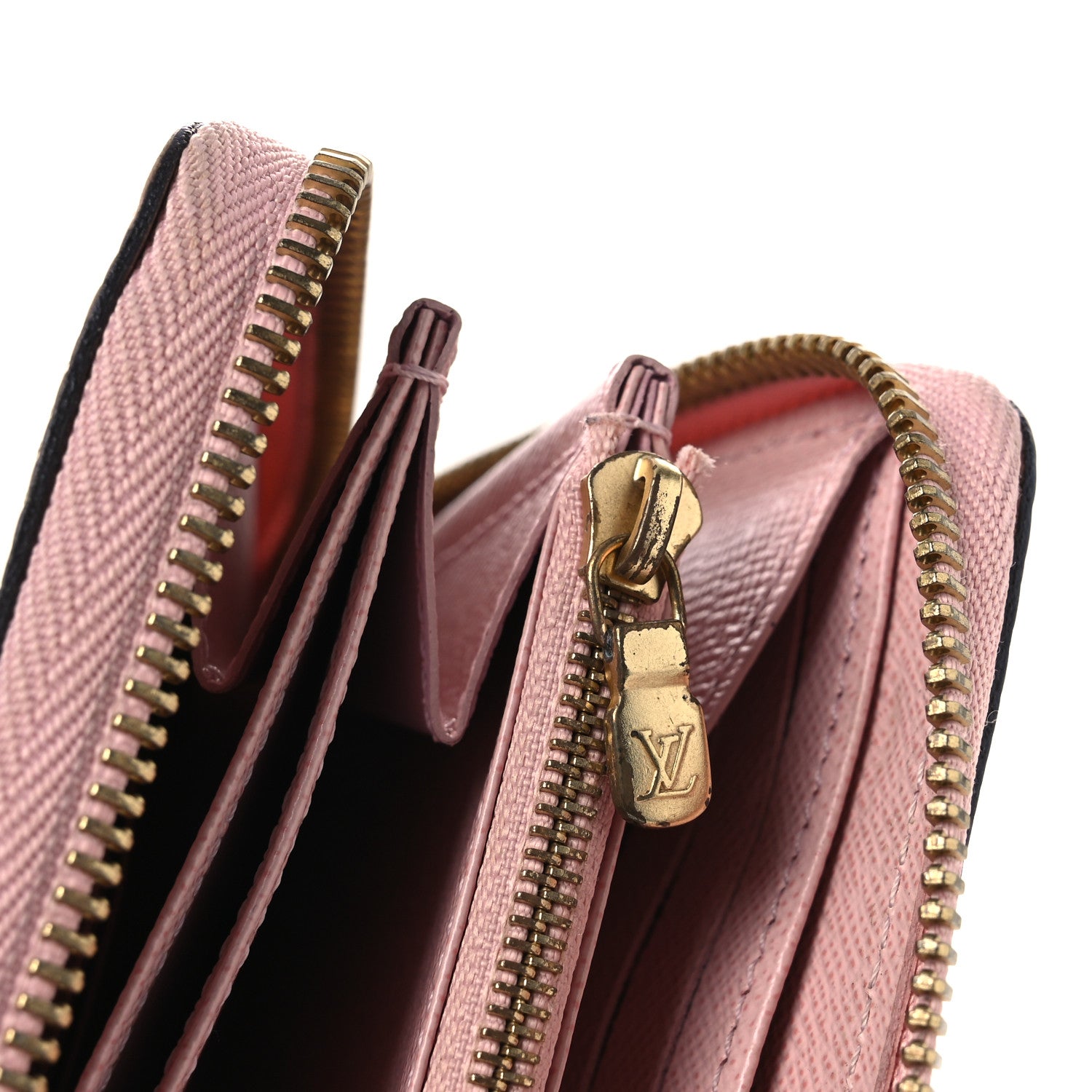 Epi Blooming Flowers Zippy Wallet Rose Ballerine