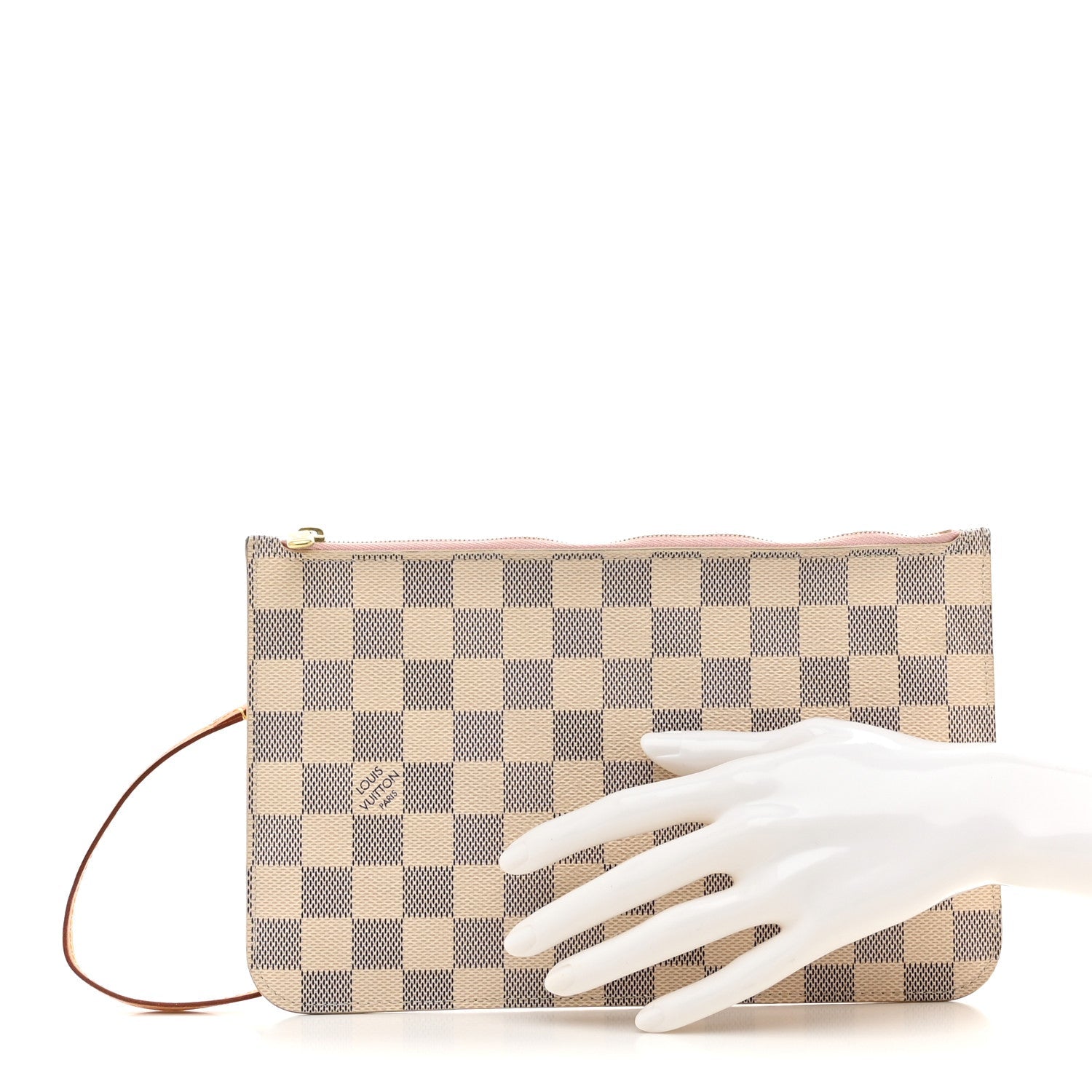 Damier Azur Neverfull MM GM Pochette Rose Ballerine
