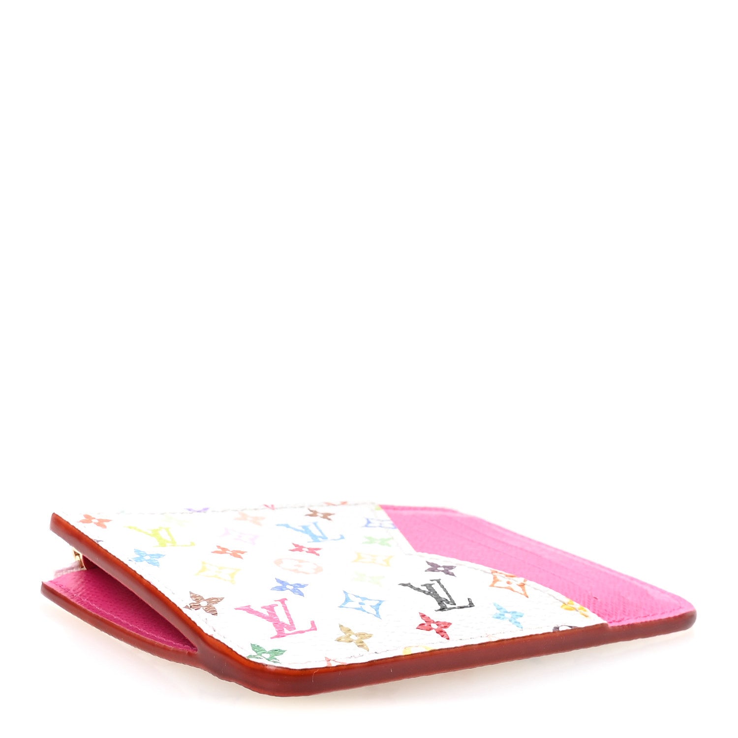LV X TM Monogram Romy Card Holder Kawaii Pink
