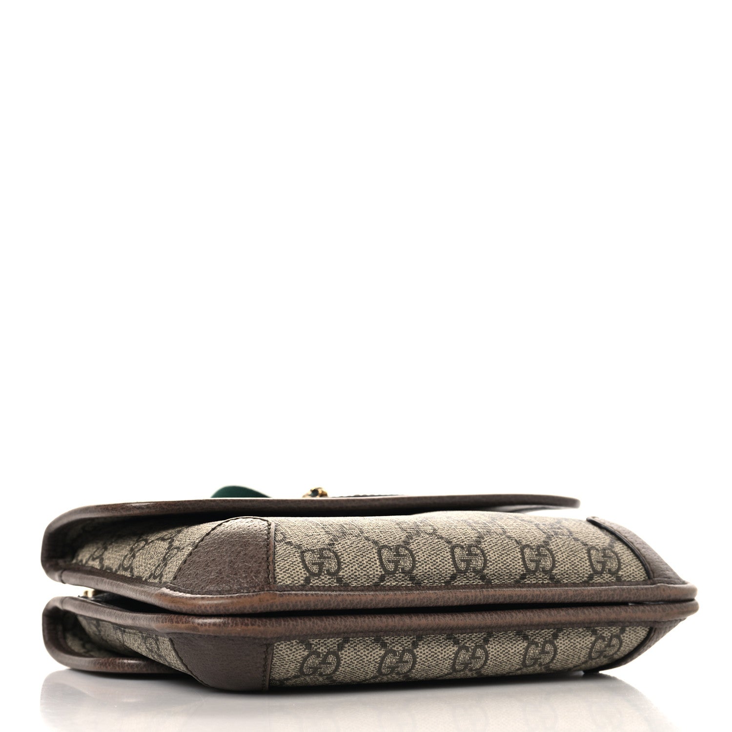 GG Supreme Monogram Web Small Neo Vintage Double Flap Messenger Bag Beige New Acero