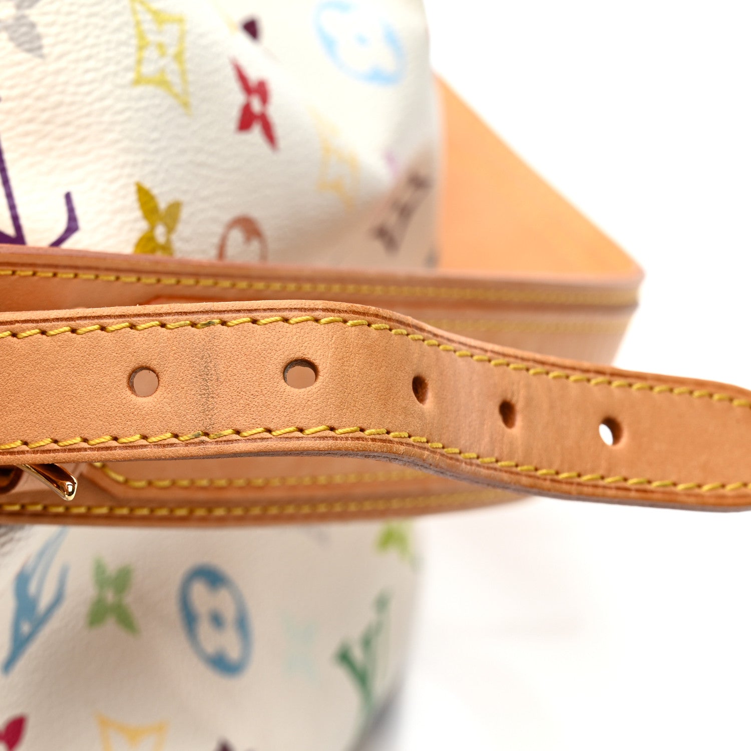 Monogram Multicolor Petit Noe White