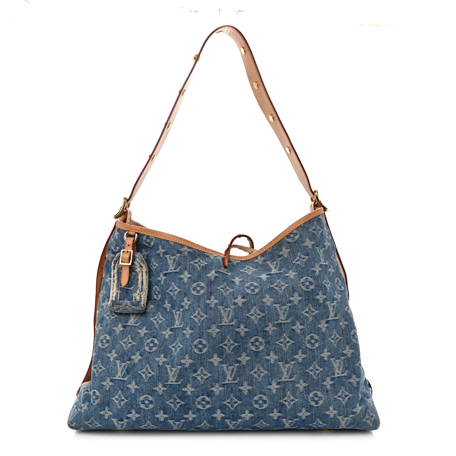 Monogram Denim CarryAll MM Blue