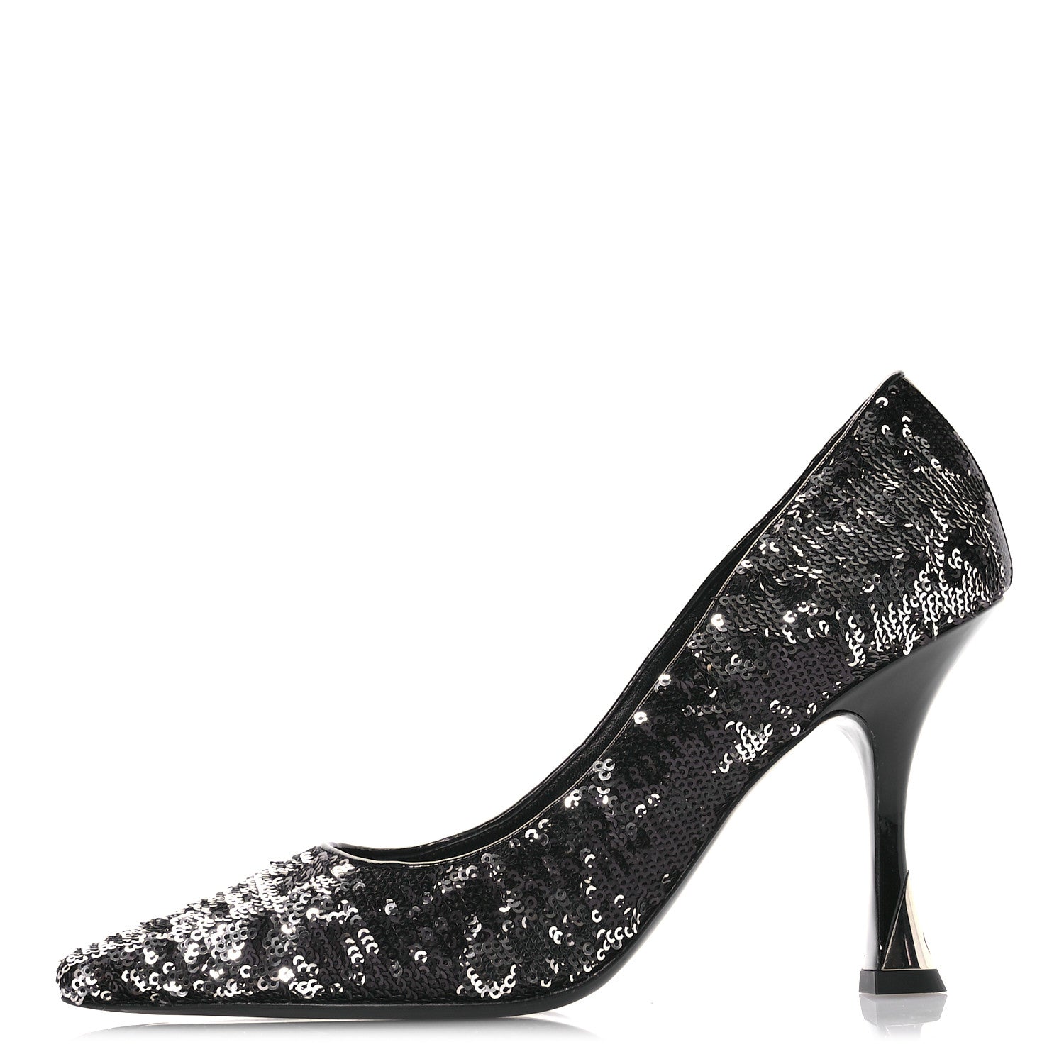 Sequin Sparkle Pumps 38 Argent