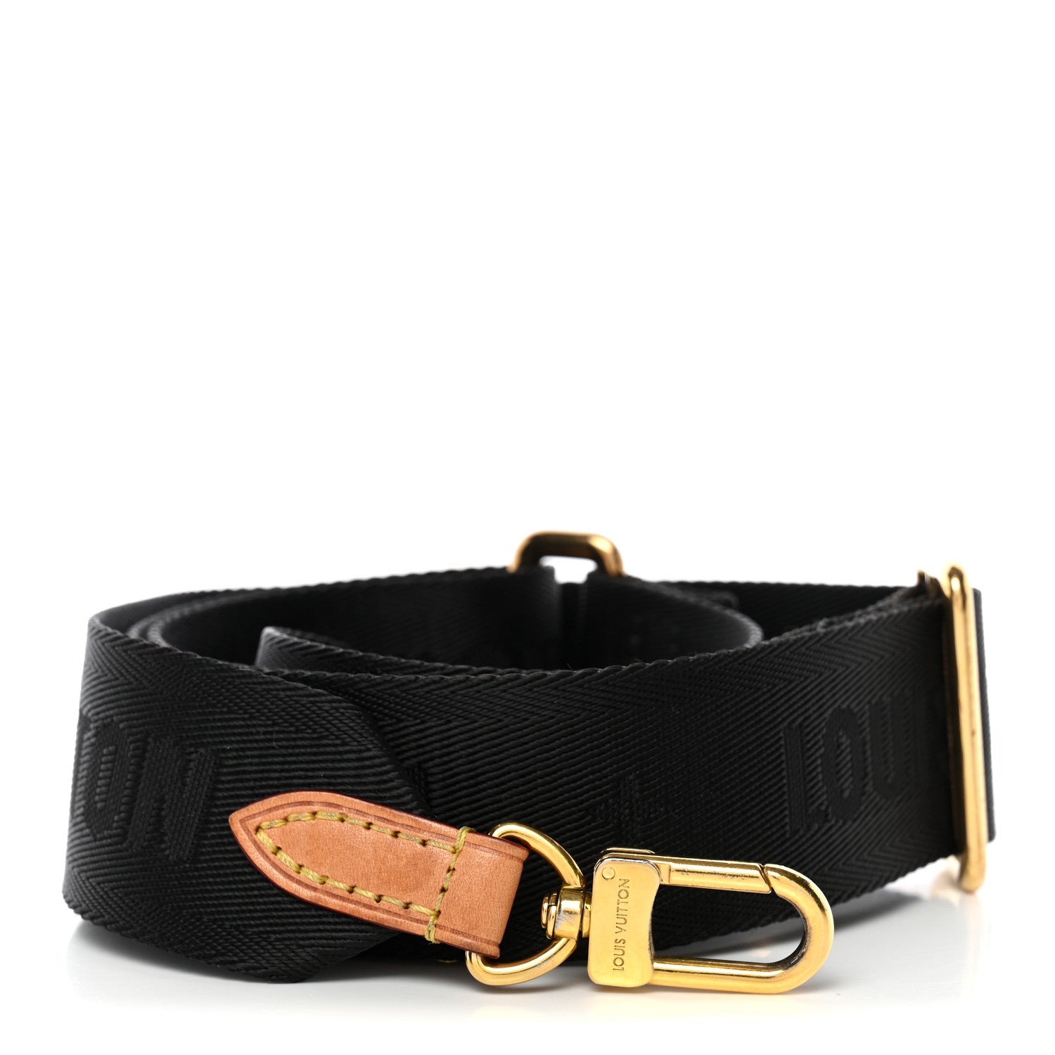 Monogram Multi Pochette Accessories Bandouliere Shoulder Strap Black
