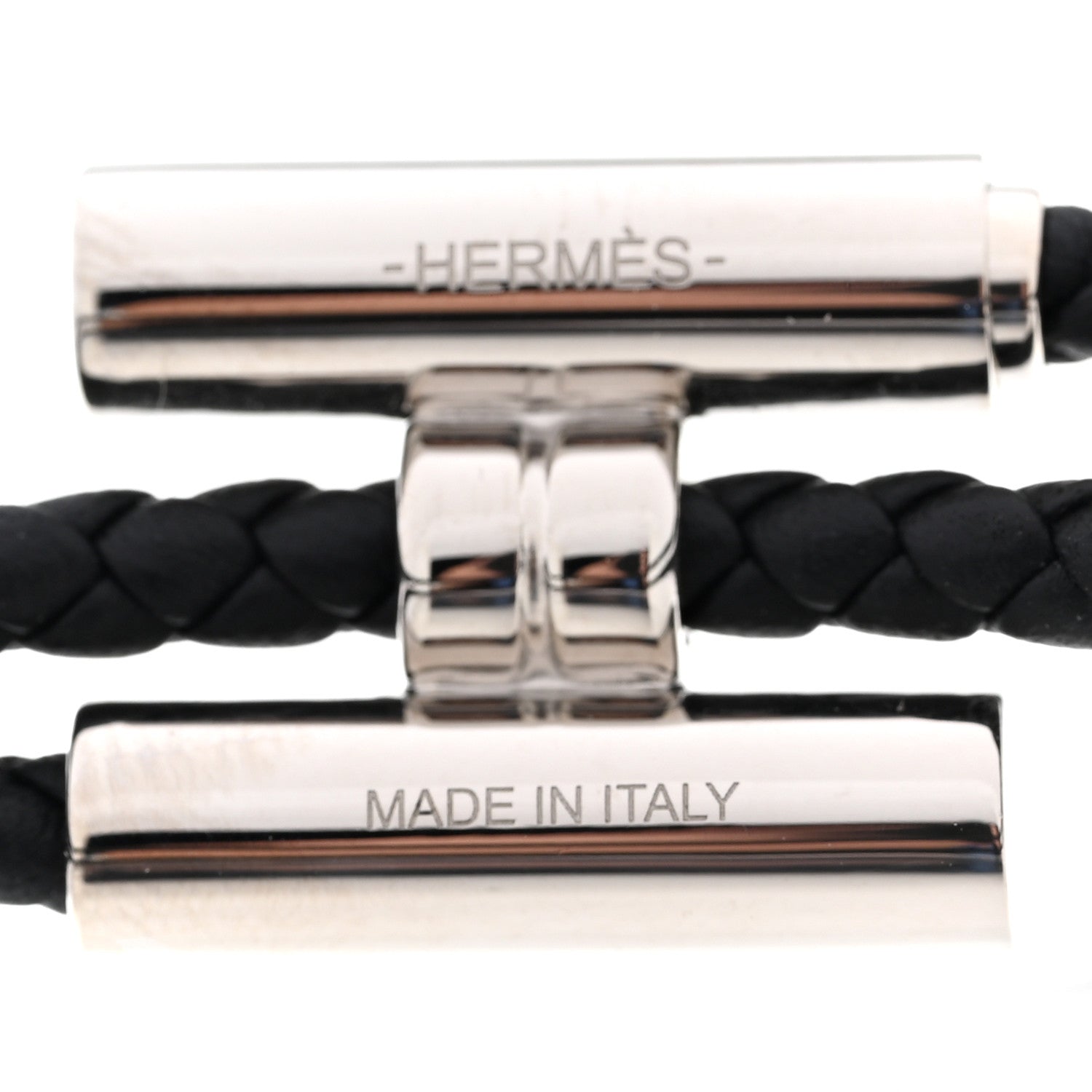Swift Double Wrap Cord Tournis Tresse Bracelet Black