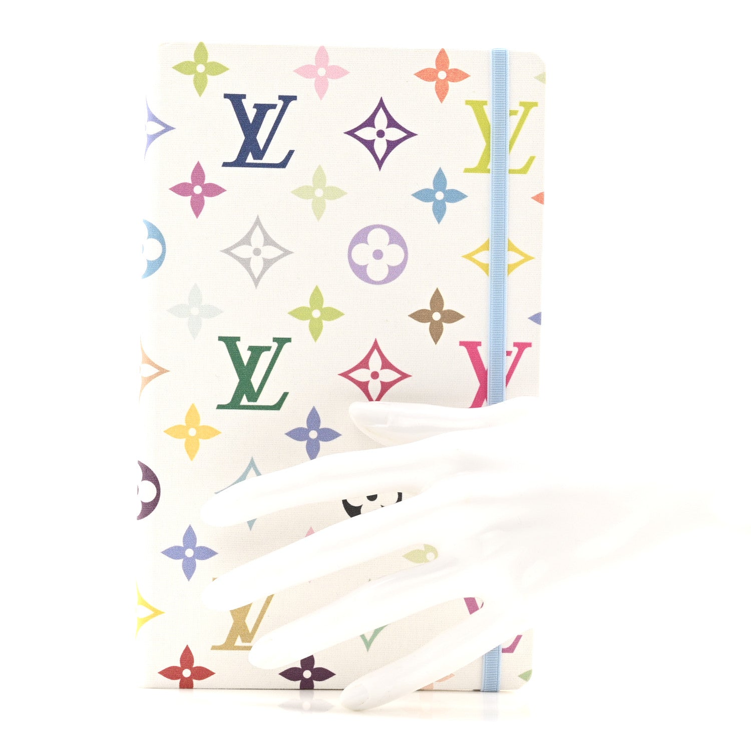 LV x TM Monogram Multicolor Jane Notebook MM White