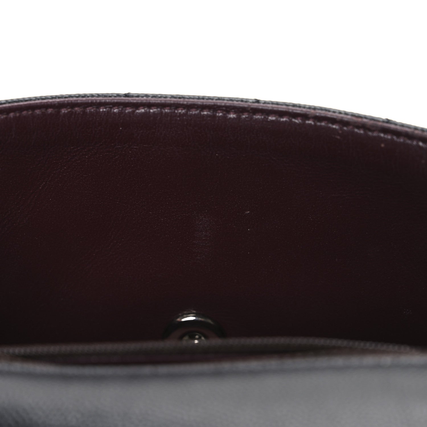 Caviar Quilted Mini Rectangular Flap Black