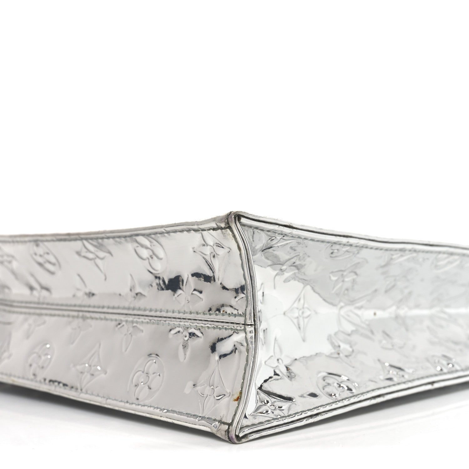 Monogram Miroir Sac Plat Silver