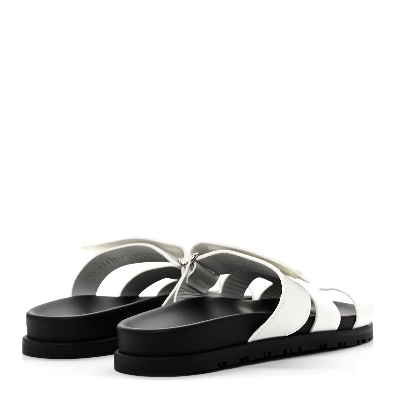 Calfskin Womens Chypre Sandals 37 White
