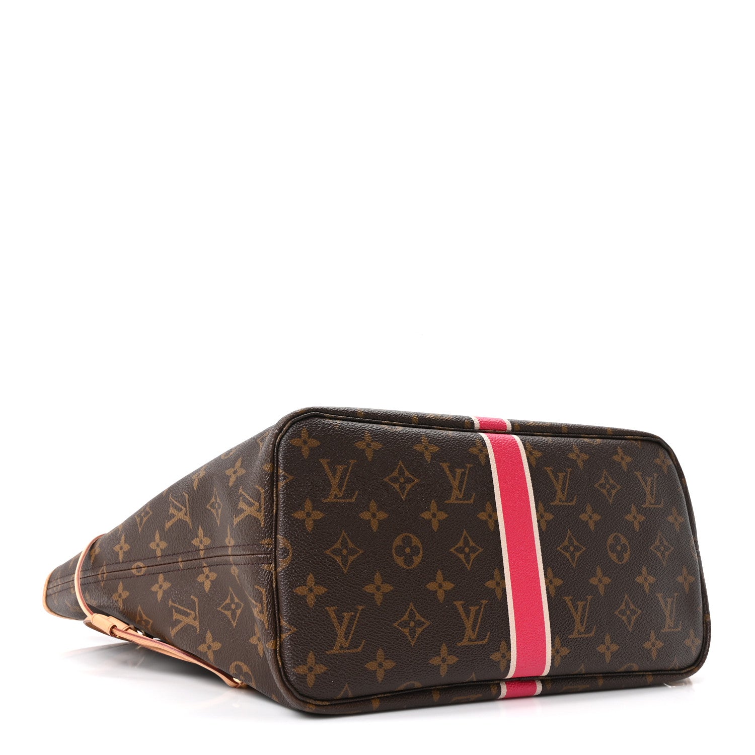 Monogram My LV Heritage Neverfull MM Fuchsia White