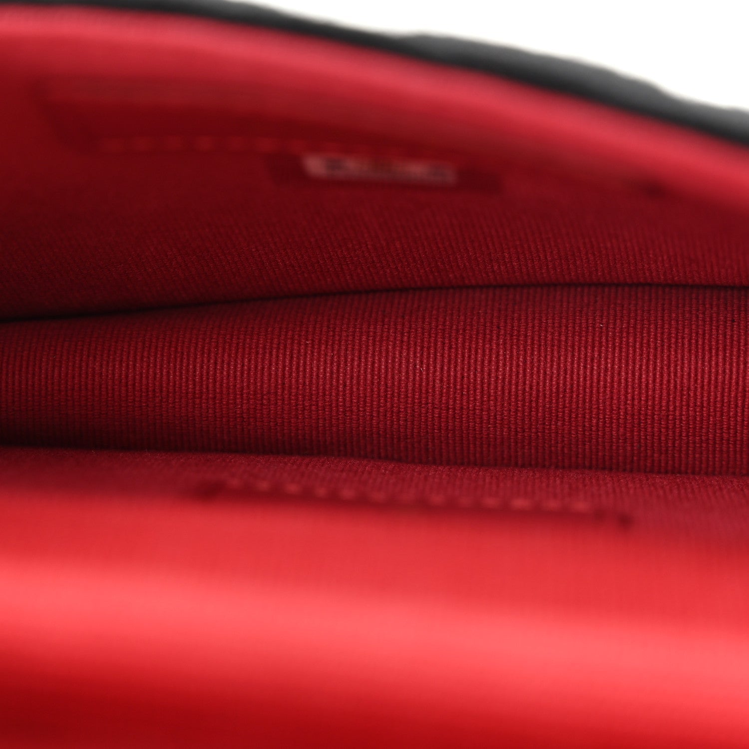 Jersey Quilted Micro Mini Flap Black