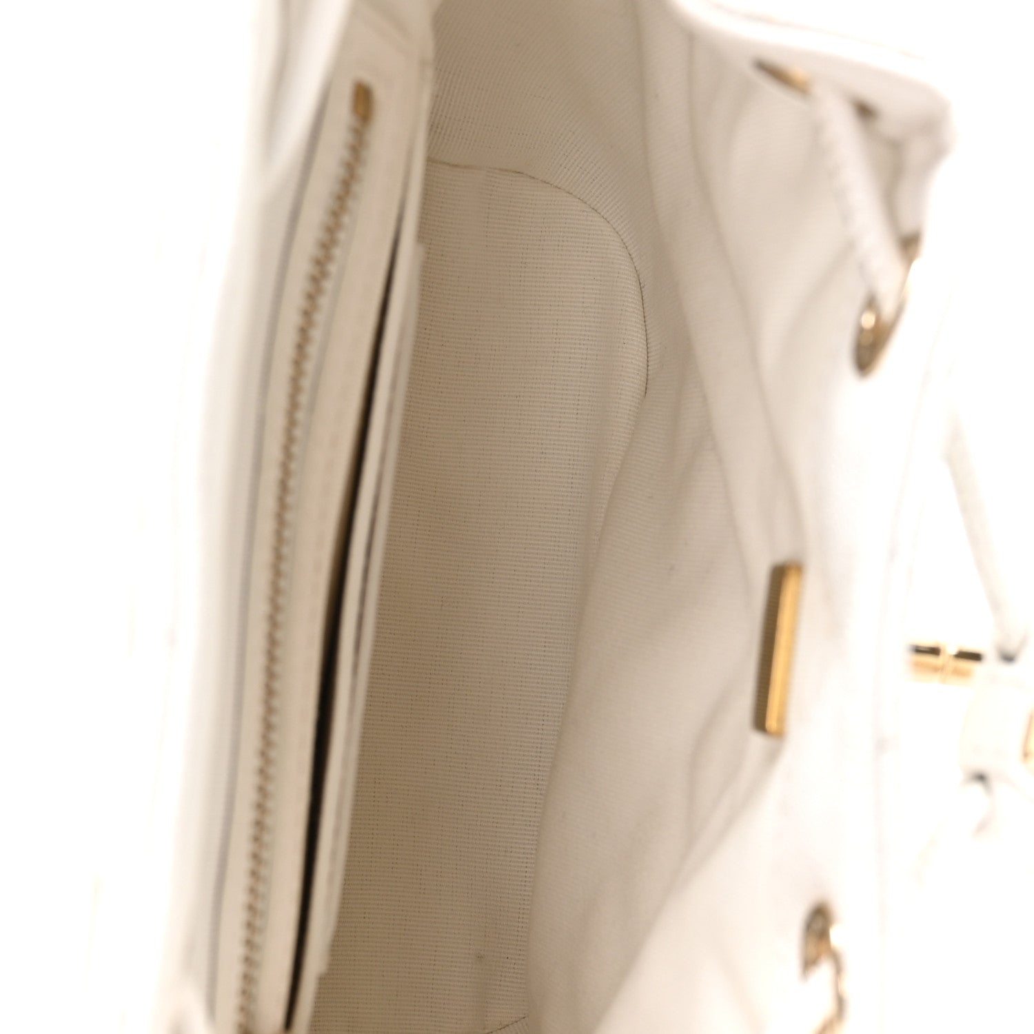 Caviar Quilted Mini Urban Spirit Backpack White