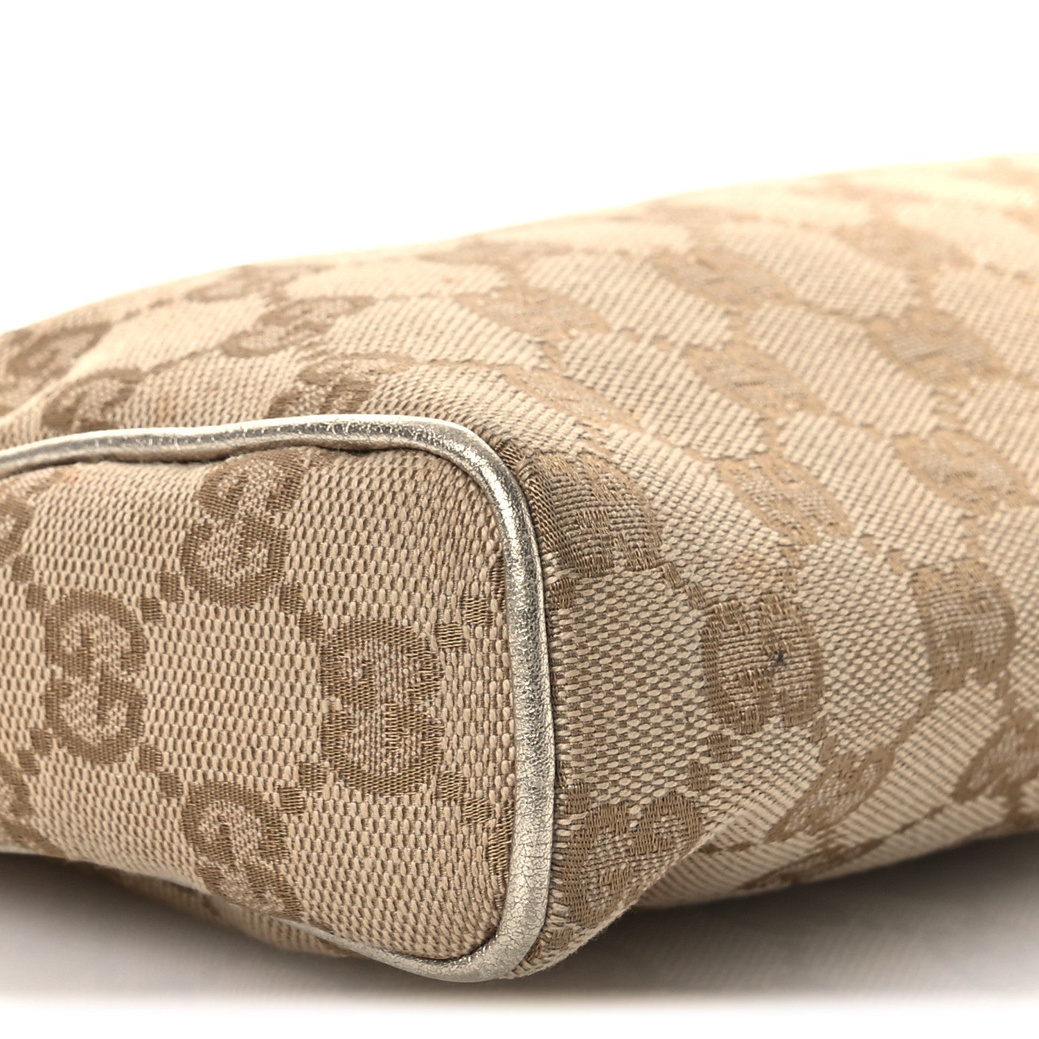 Monogram D Ring Cosmetic Case Metallic Bronze