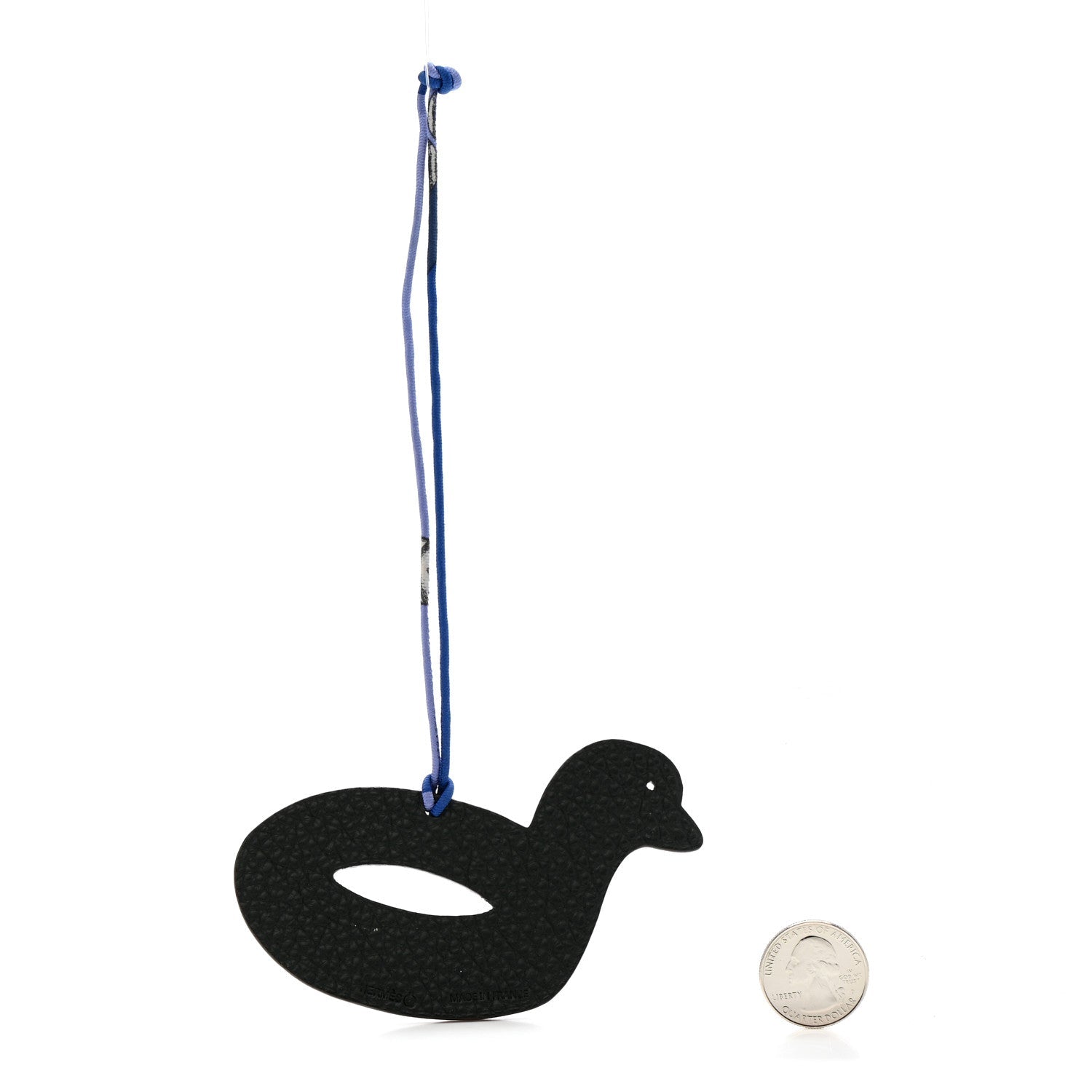 Epsom Togo Petit H Buoy Bag Charm Rose Jaipur Vert De Gris