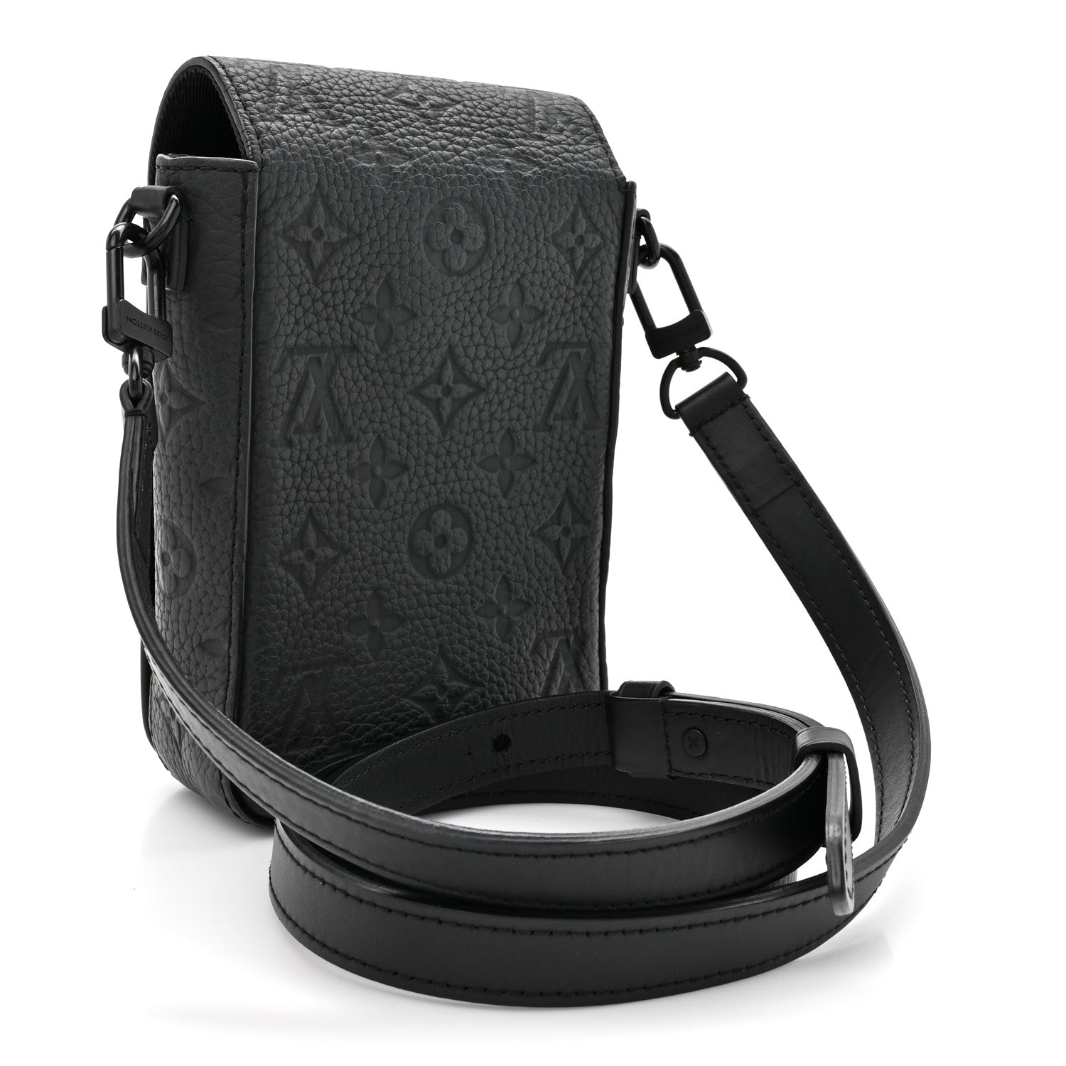 Taurillon Monogram S Lock Wearable Wallet Black