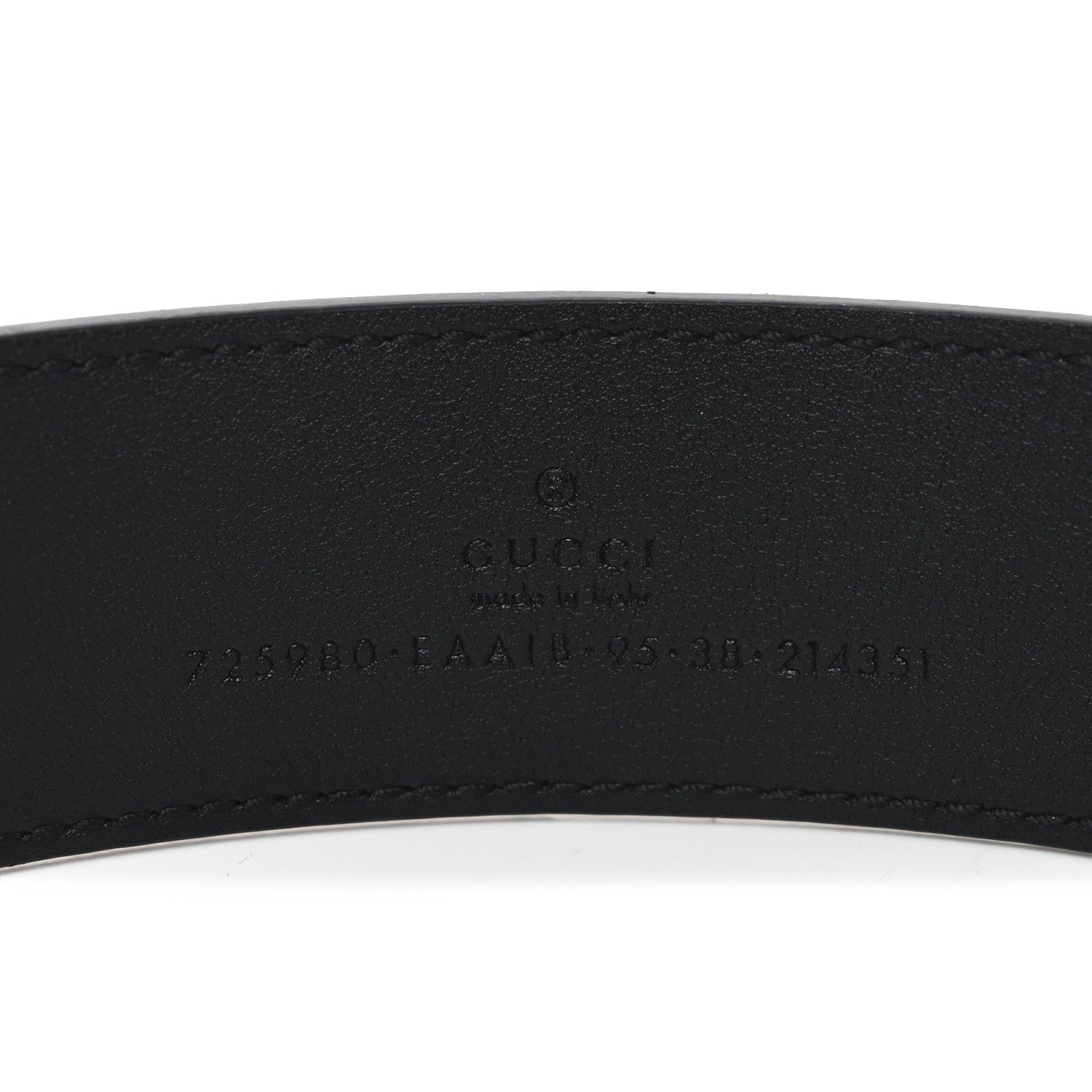 Ciny Calfskin Lux Snakeskin Torchon 95 38 Belt Black