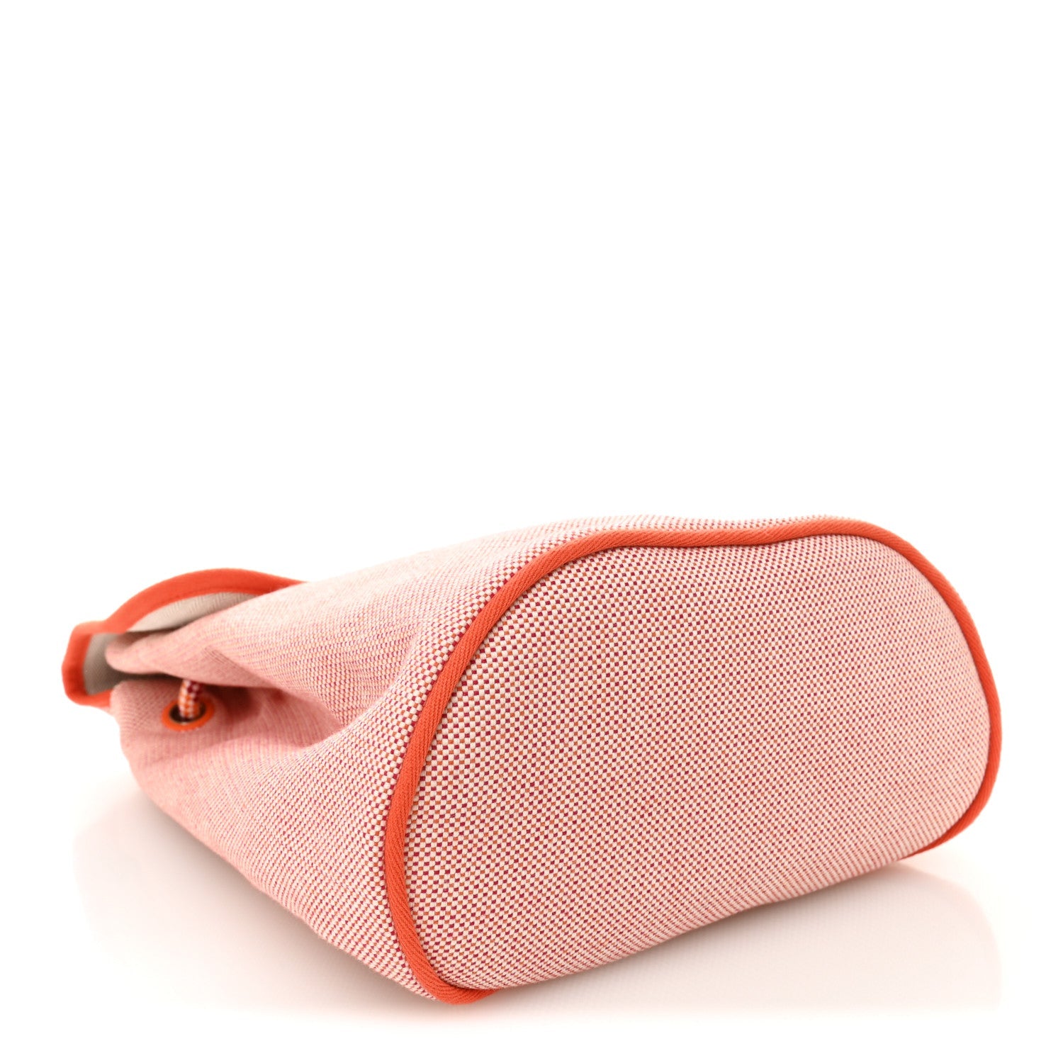 H Canvas Embroidered Les Cabanes Backpack Orange Framboise