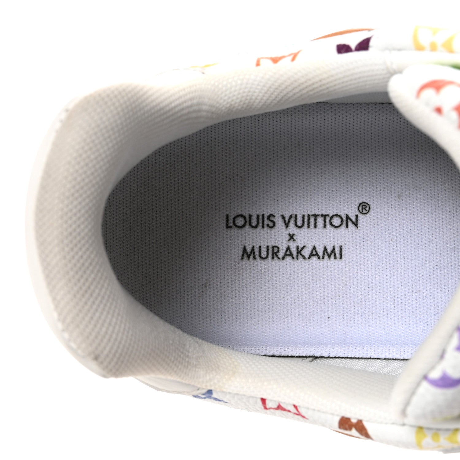 LV X TM Calfskin Monogram Multicolor Womens LV Trainer Sneakers 37.5 White