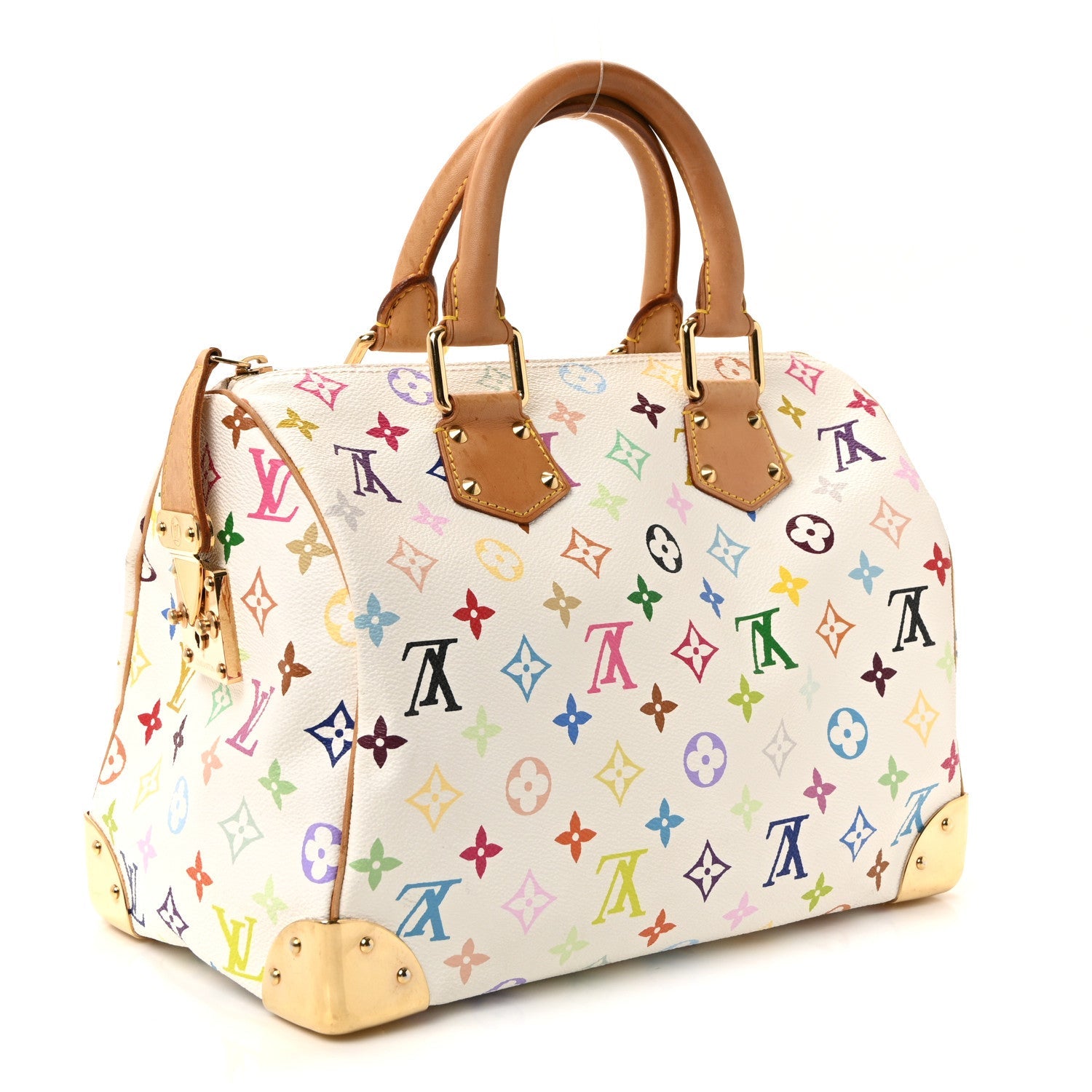 Monogram Multicolor Speedy 30 White
