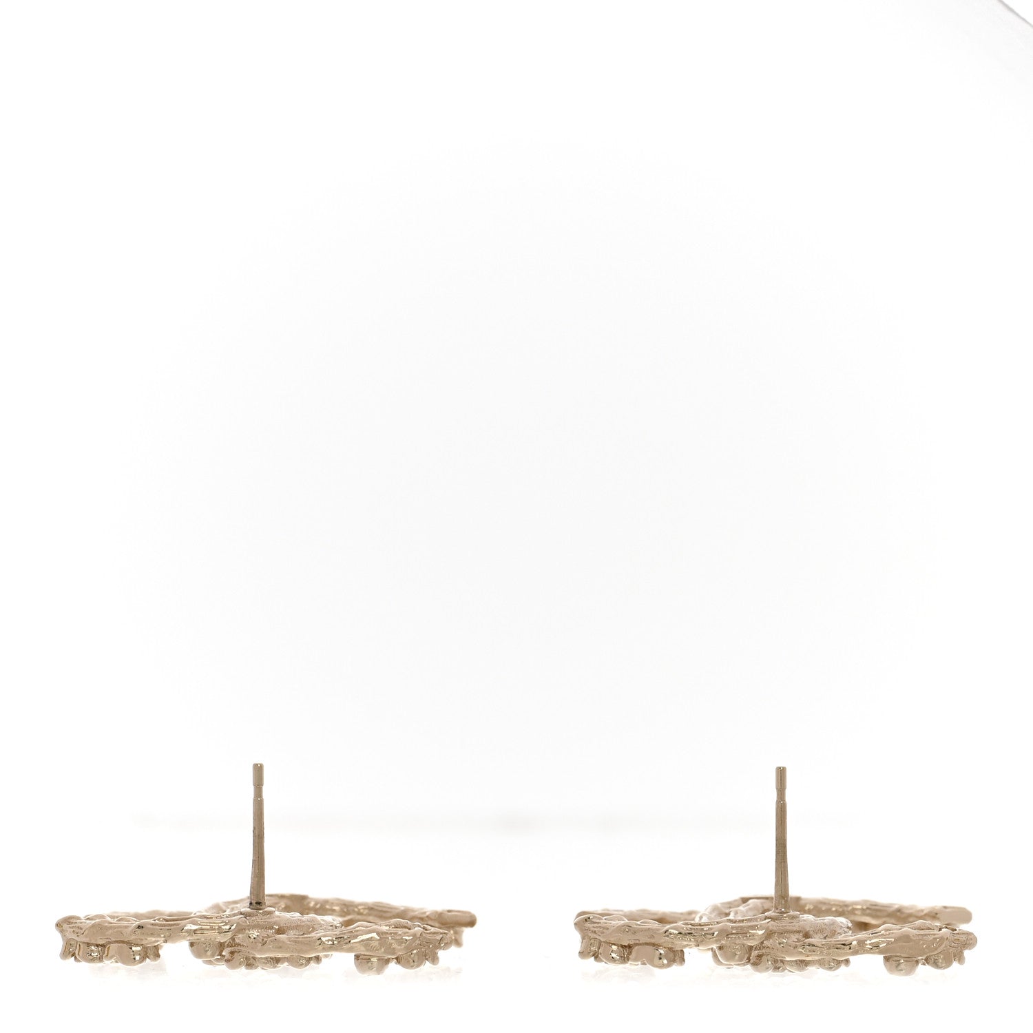 Crystal CC Camellia Earrings Gold