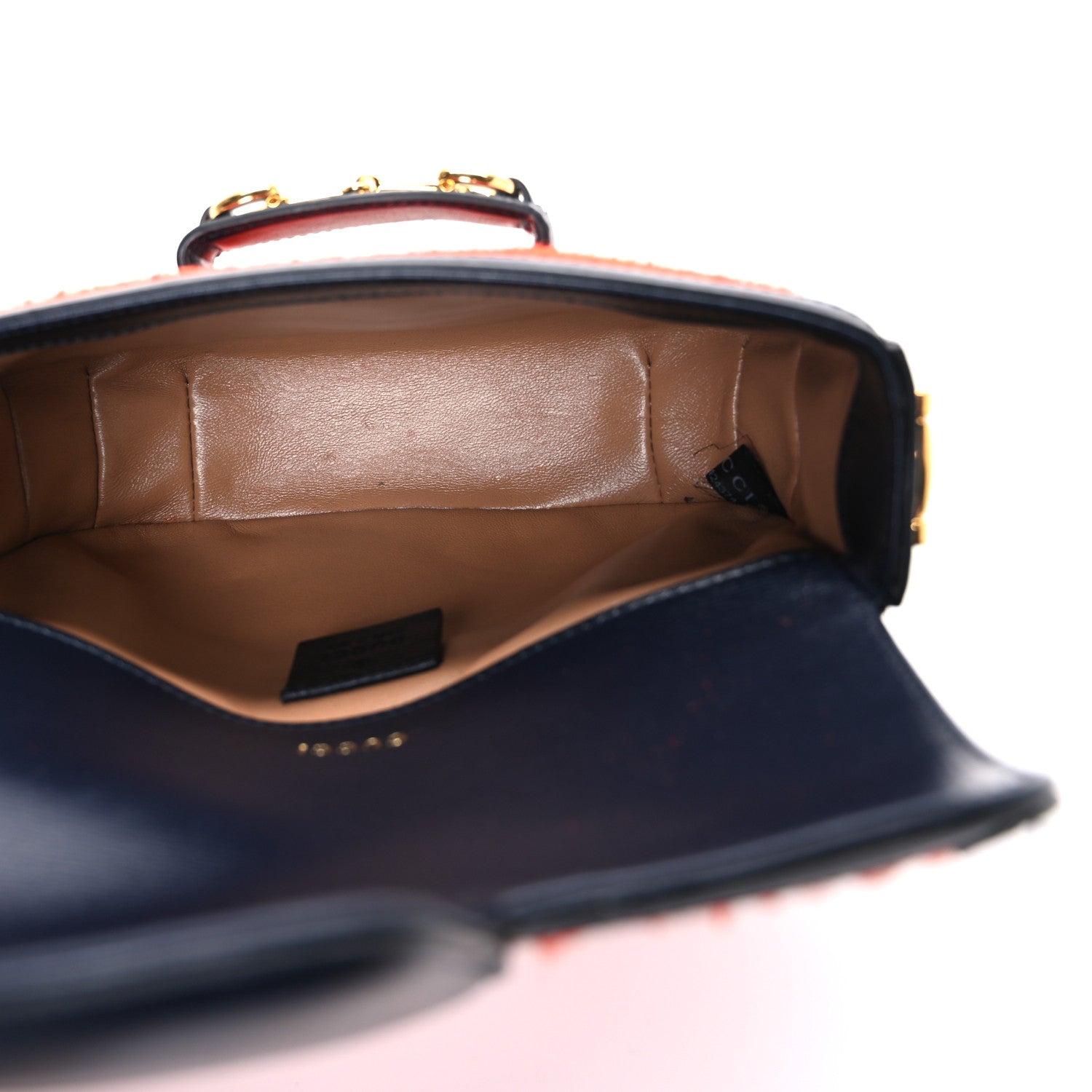 Casy Wool Azalea Calfskin Mini Horsebit 1955 Shoulder Bag Bitter Sweet Blue