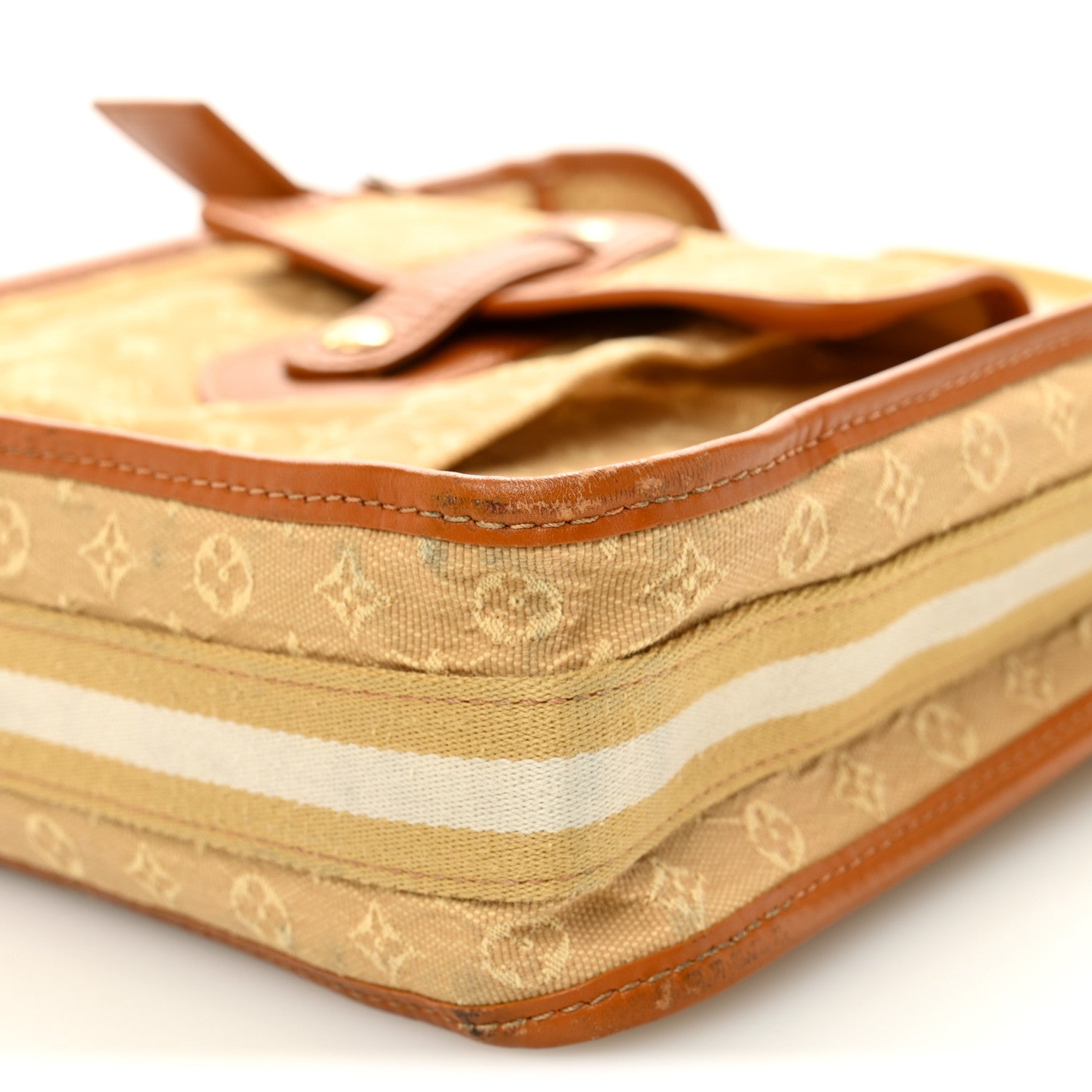 Mini Monogram Besace Mary Kate Beige