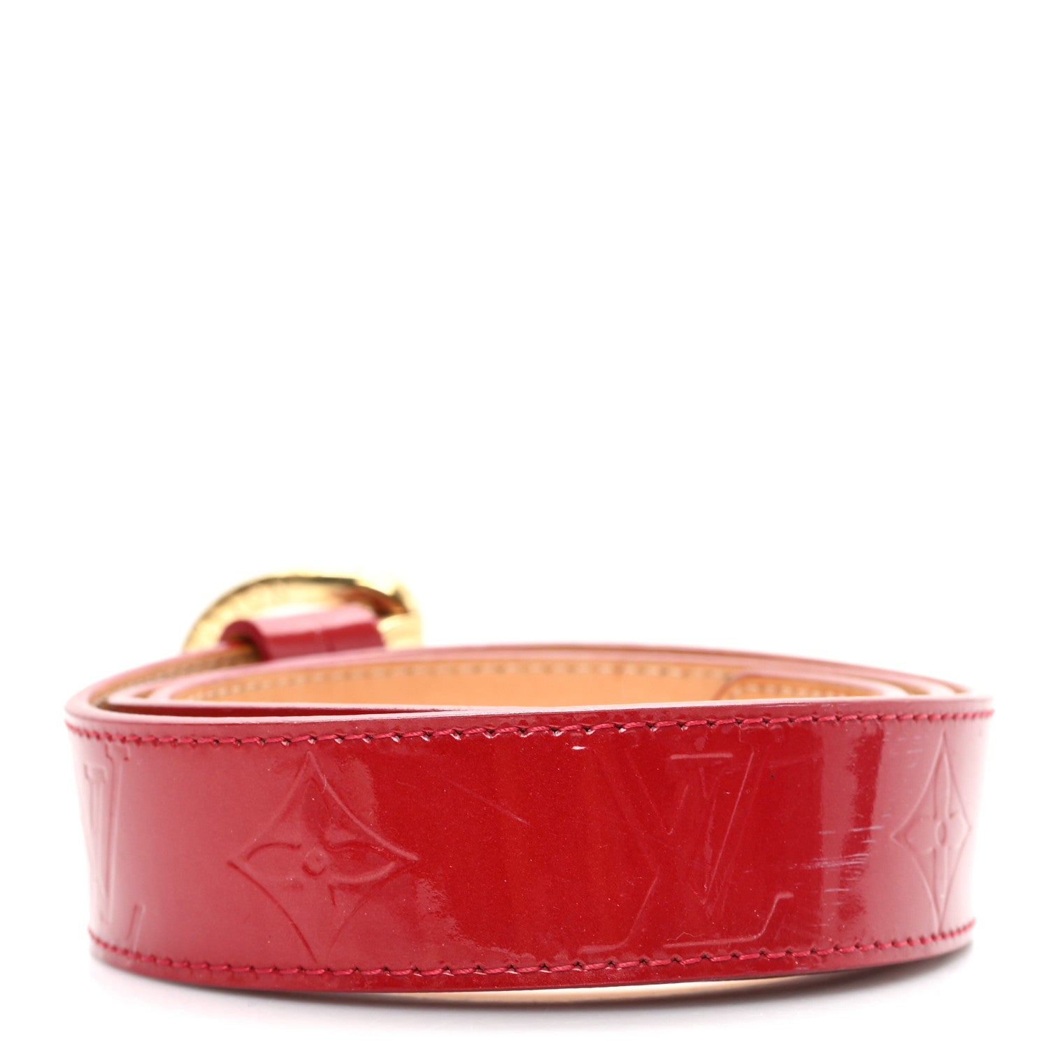 Vernis Ceinture 30mm Belt 80 32 Rouge