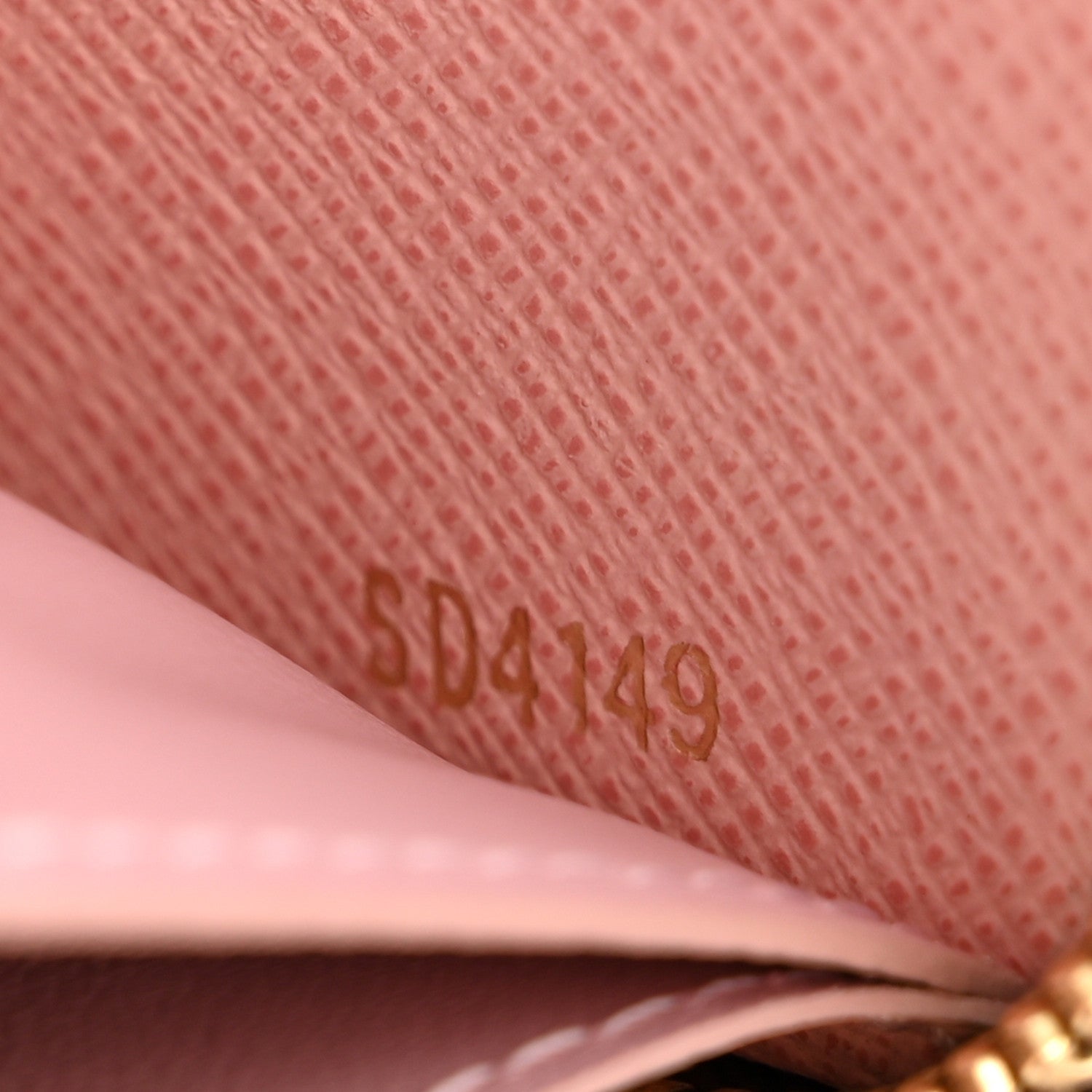 Monogram Clemence Wallet Rose Ballerine