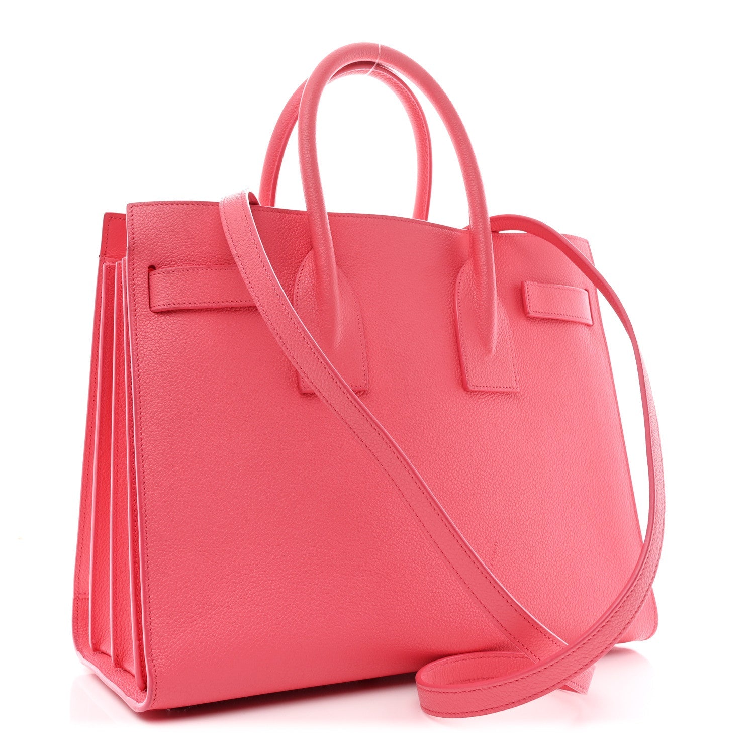 Grained Calfskin Small Sac De Jour Rose Clair