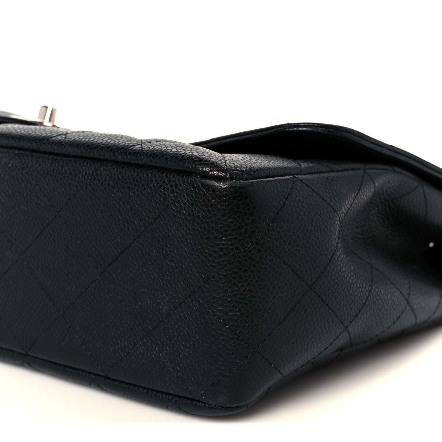 Caviar Quilted Jumbo Single Flap Black