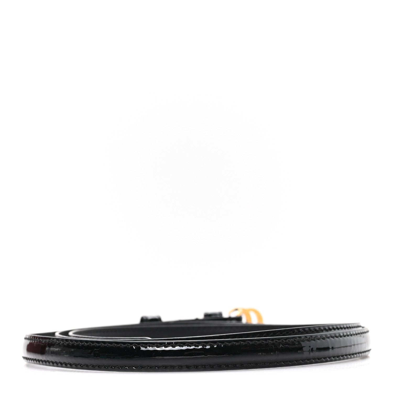 Patent Double G Thin Belt 105 42 Black