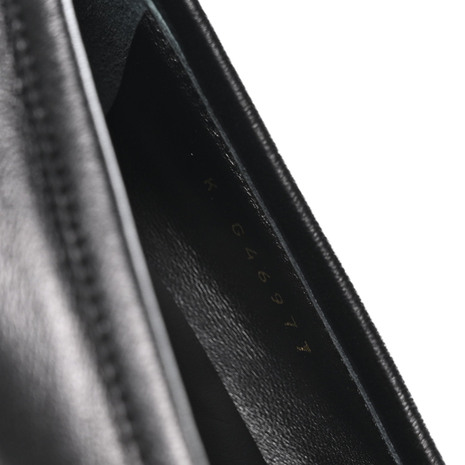 Lambskin CC Mocassin Loafers 37.5 Black