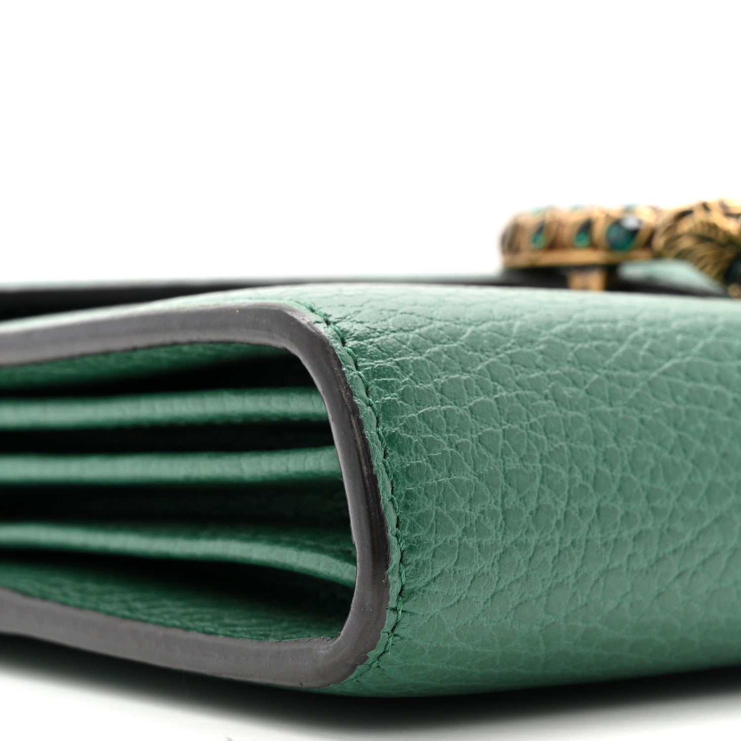 Calfskin Mini Dionysus Chain Wallet Emerald