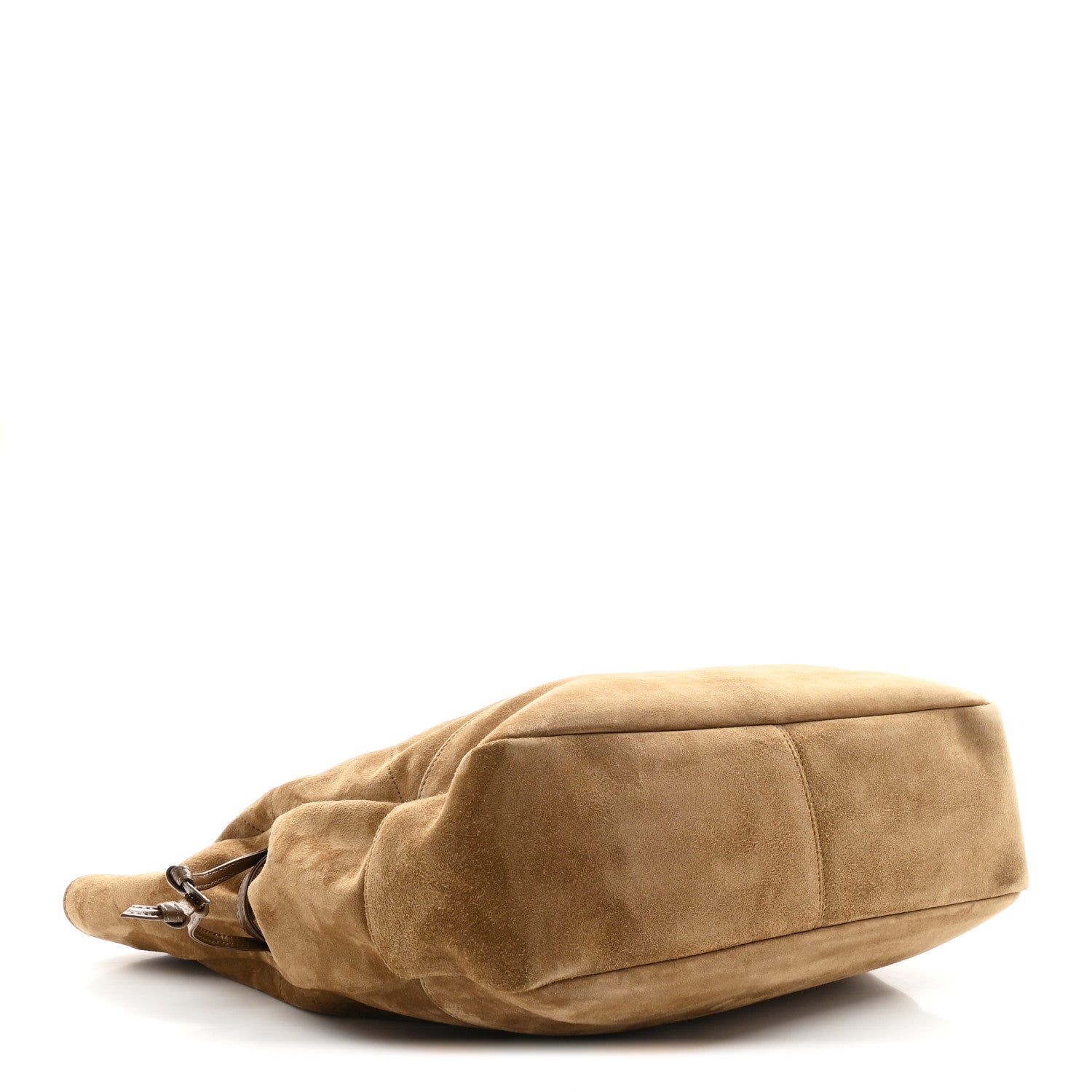 Suede Jamie Medium Shopping Tote Golden Leaf