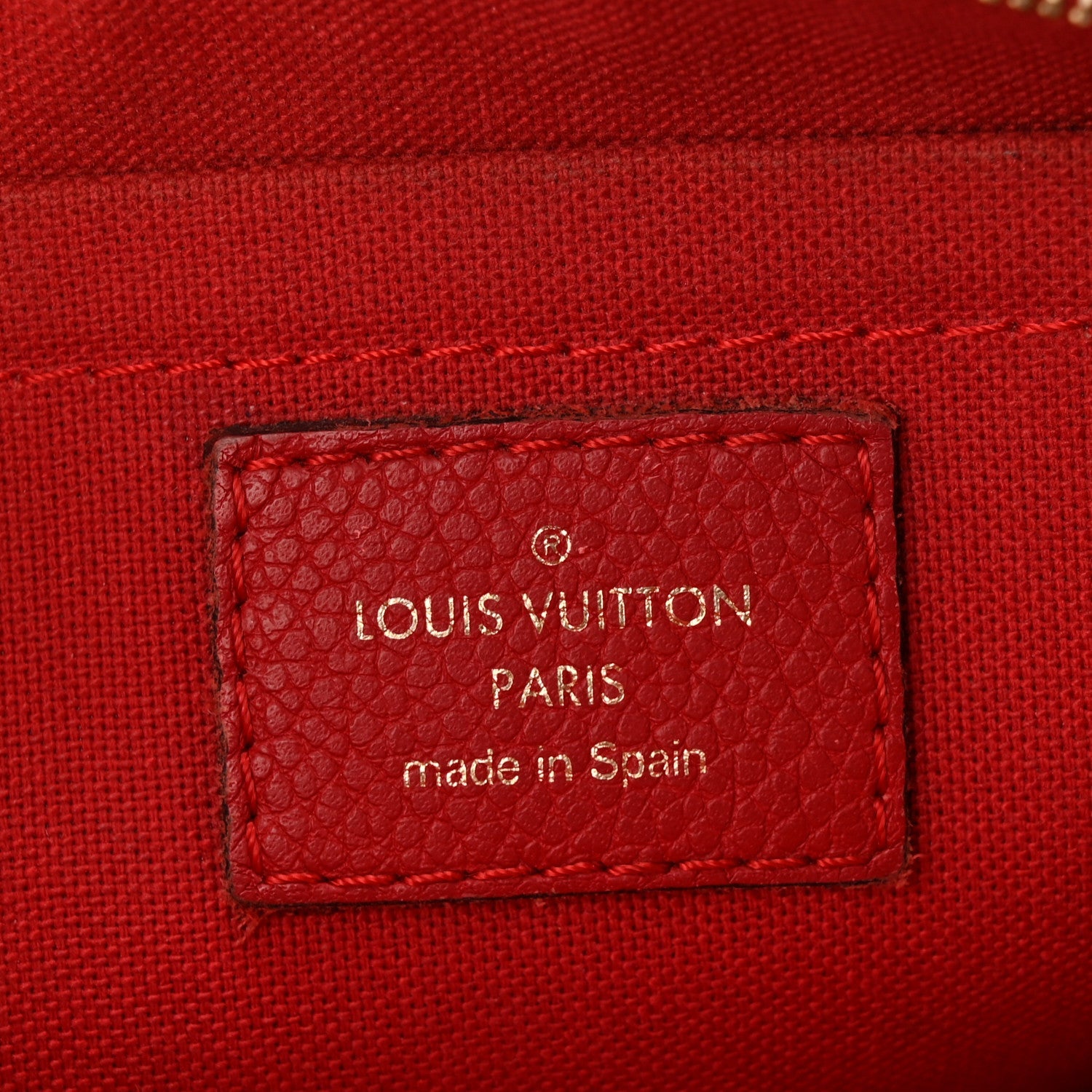 Monogram Pallas Clutch Cherry