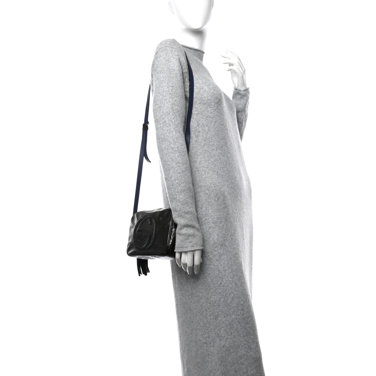 Vernice Naplack Small Soho Disco Bag Uniform Blue