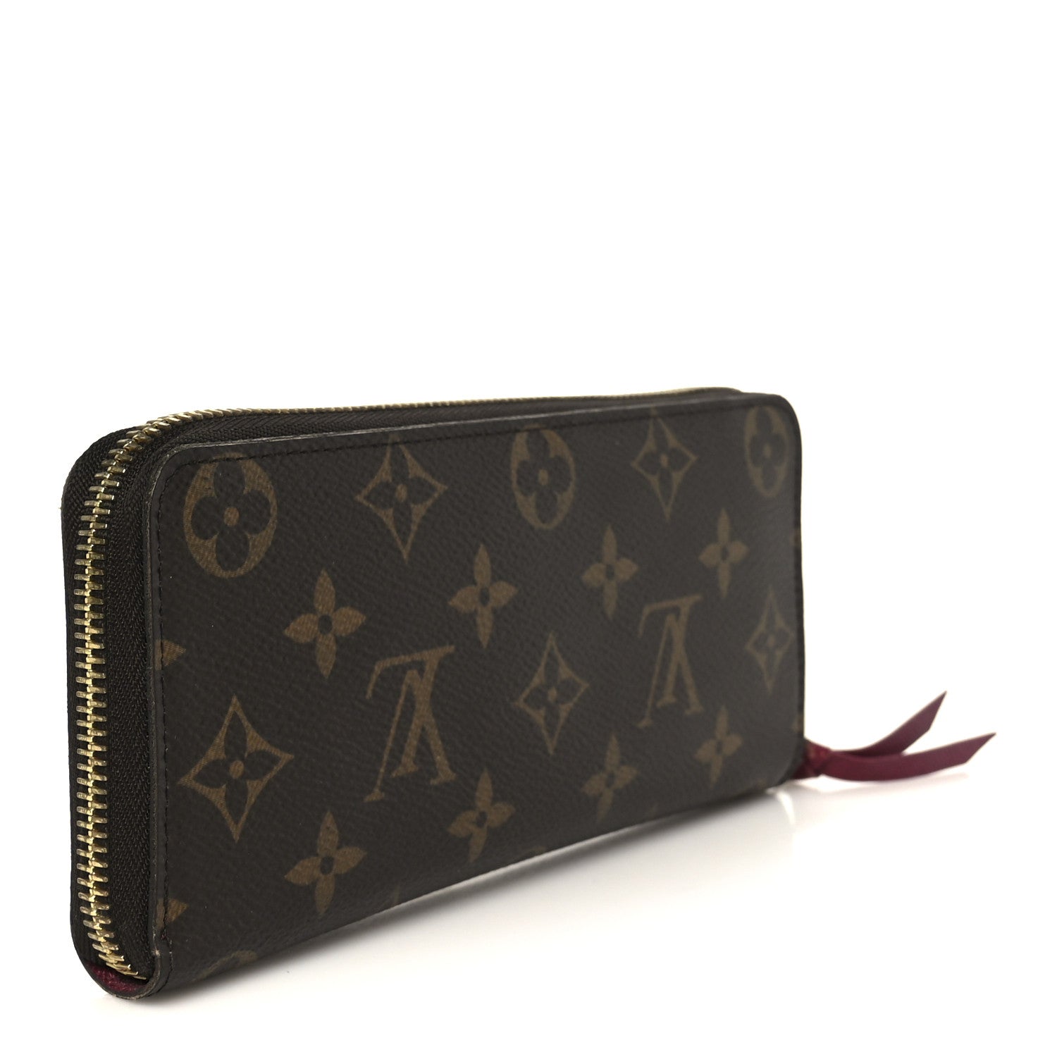 Monogram Clemence Wallet Fuchsia
