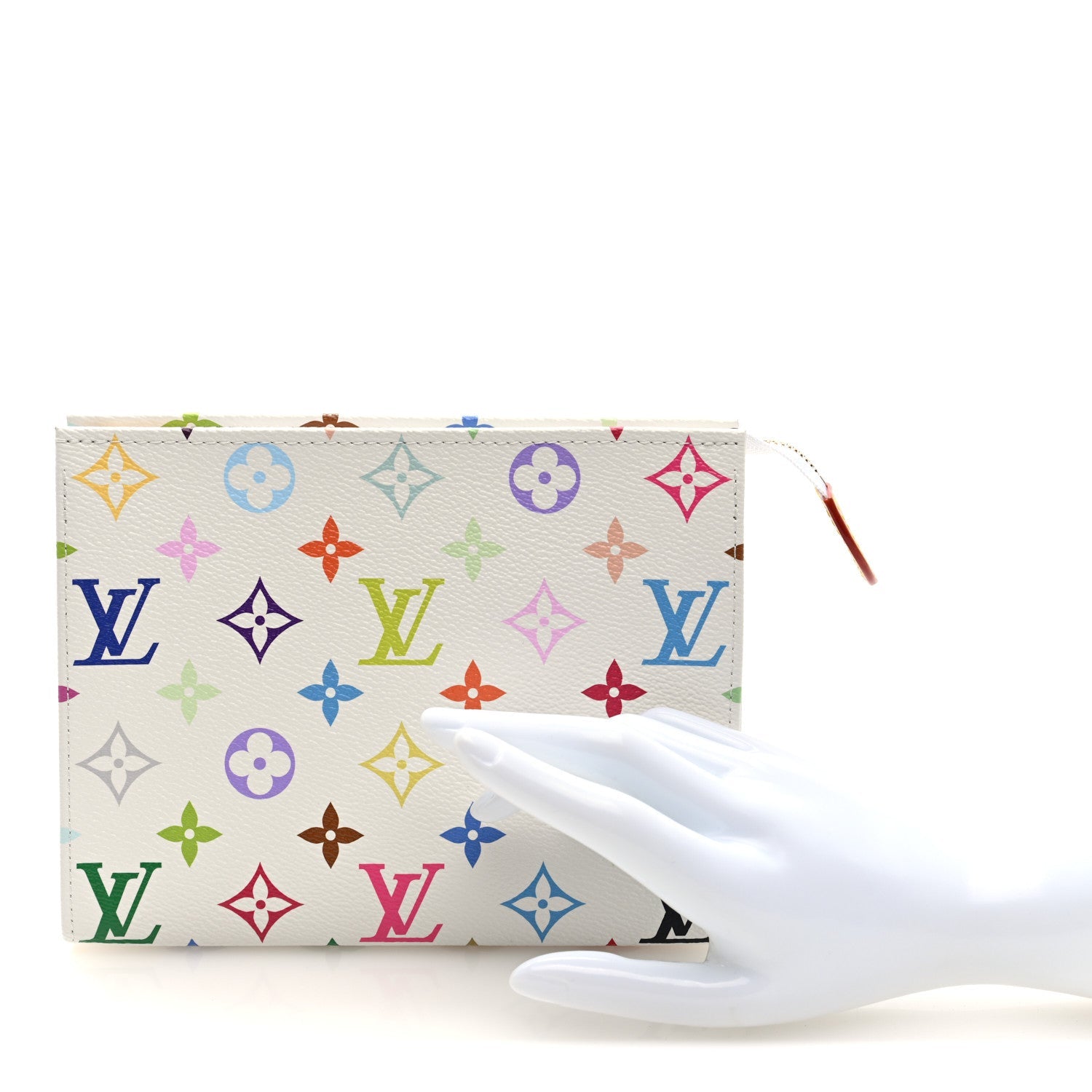 LV X TM Monogram Multicolor Toiletry Pouch 19 White