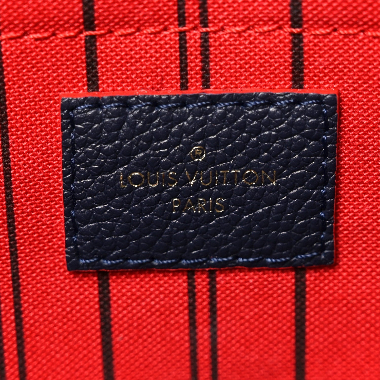 Empreinte Montaigne MM Marine Rouge